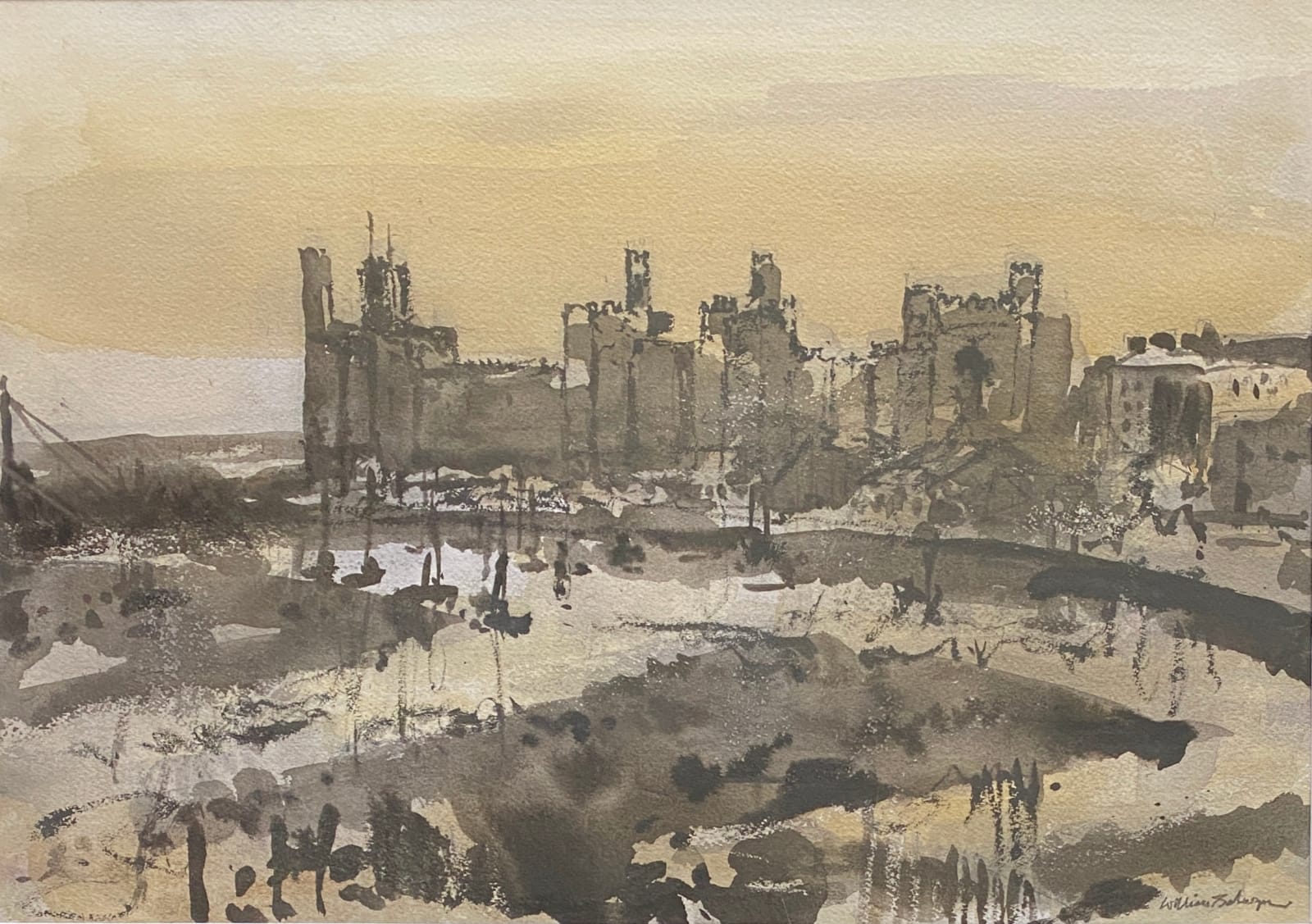 William Selwyn, Caernarfon Castle