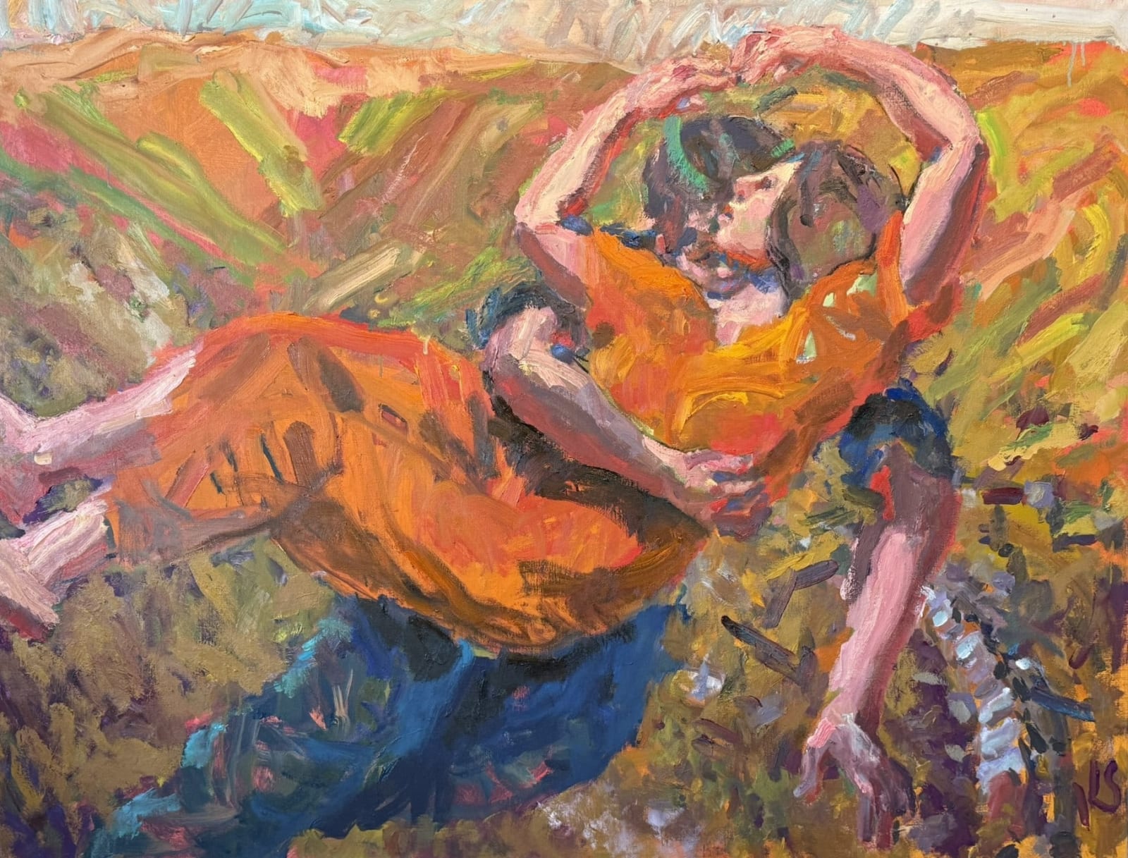 Kevin Sinnott, Rhiannon and another, over the Carn, 2024