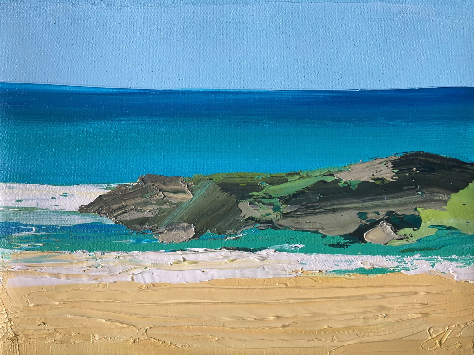 Sarah Carvell, Brightness on Rippled Sand