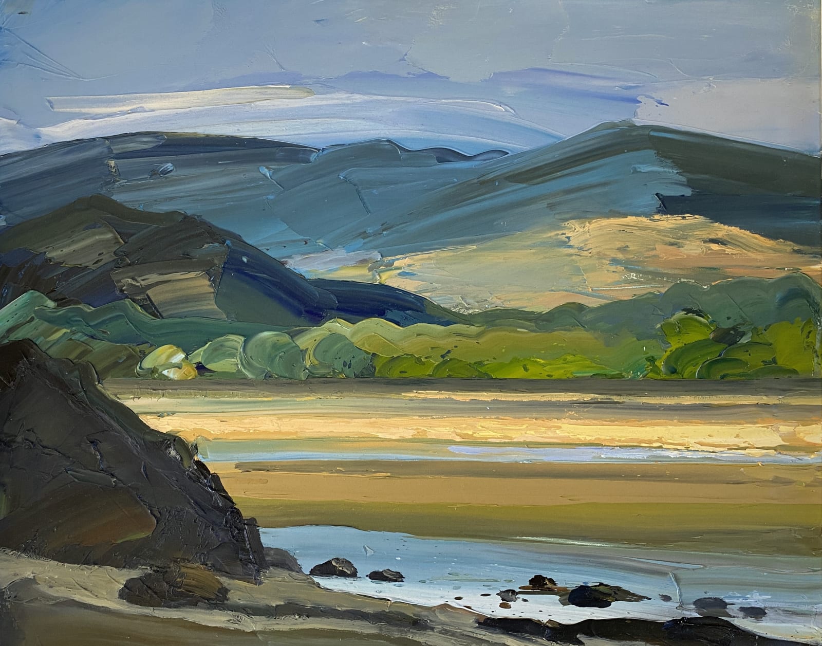 Sarah Carvell, Borth y Gest Shoreline, 2023