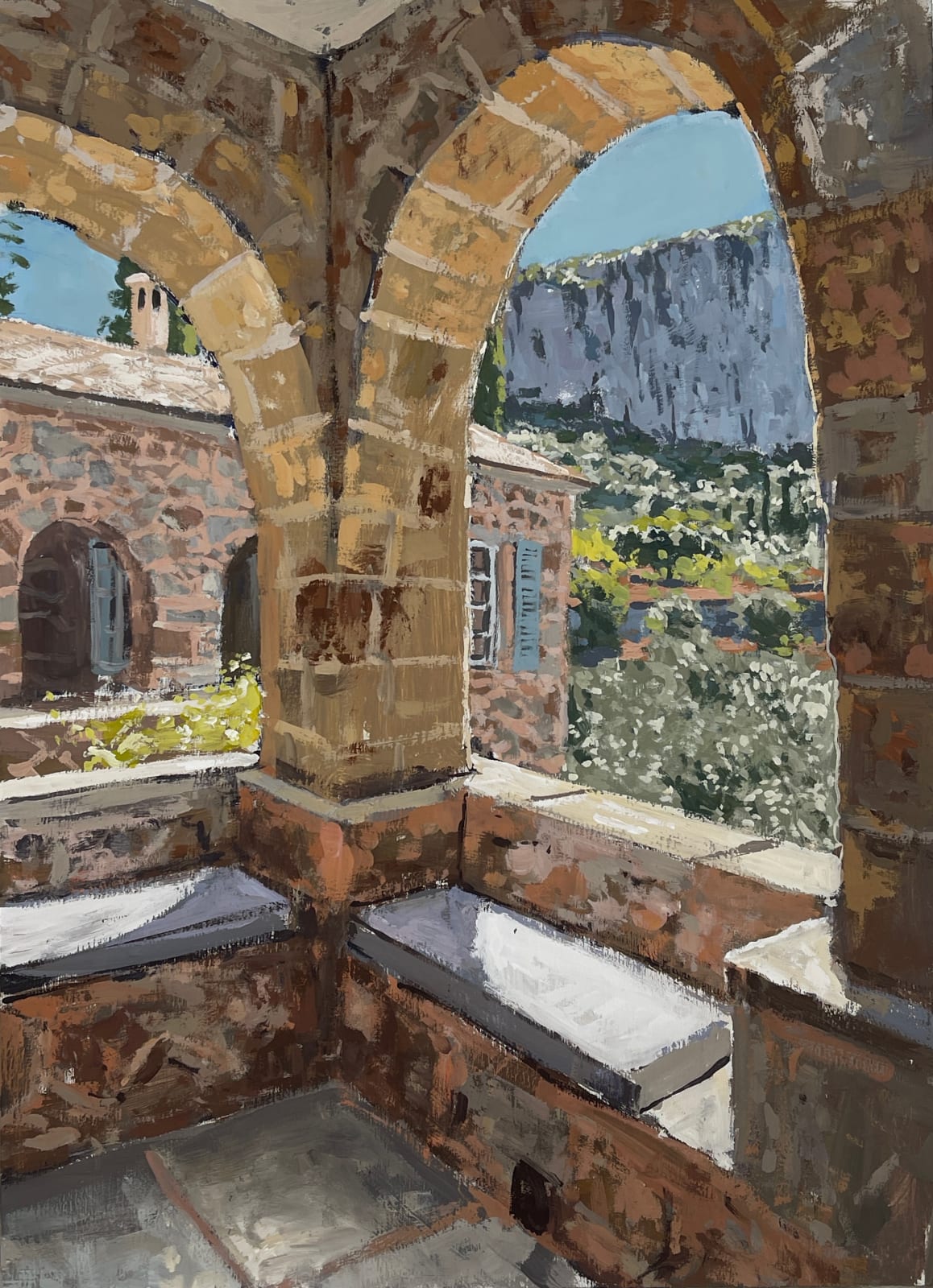 Matthew Wood, Leigh Fermor's Villa | View to the Mountains, 2025