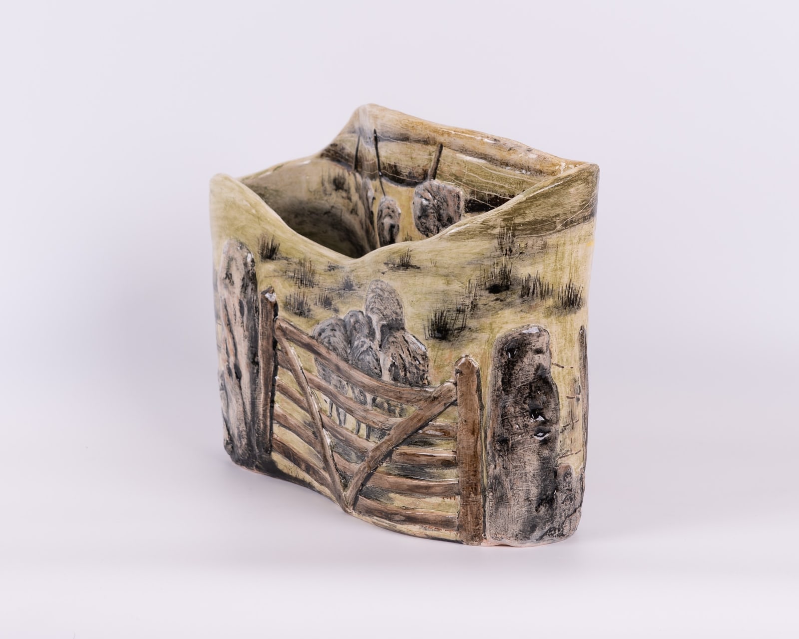 Helen Gittins, Hydref 'Winter, they know us again, grow tame, calling for hay at the gate'