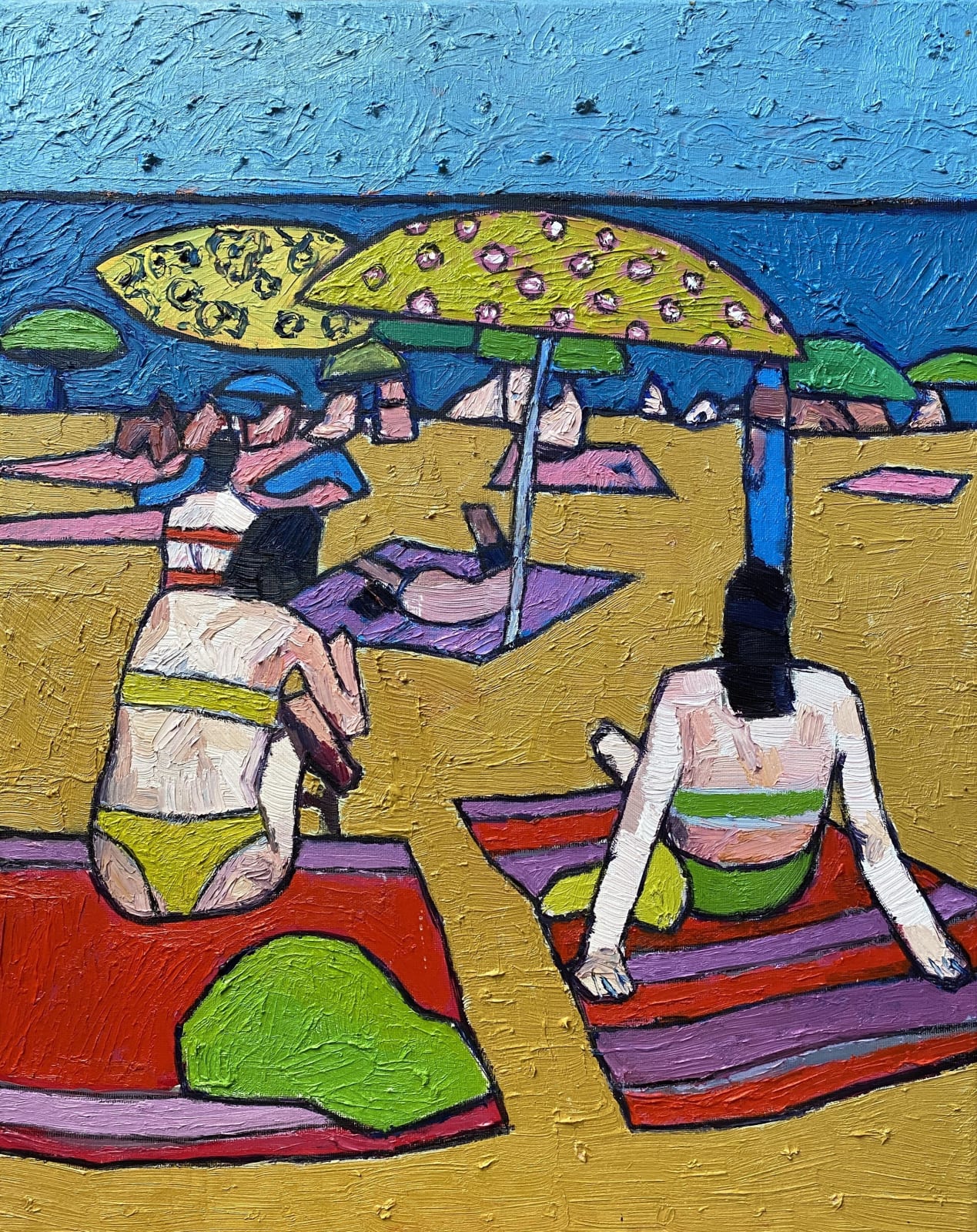 Meirion Ginsberg, Golygfa Traeth II | Beach Scene II, 2025