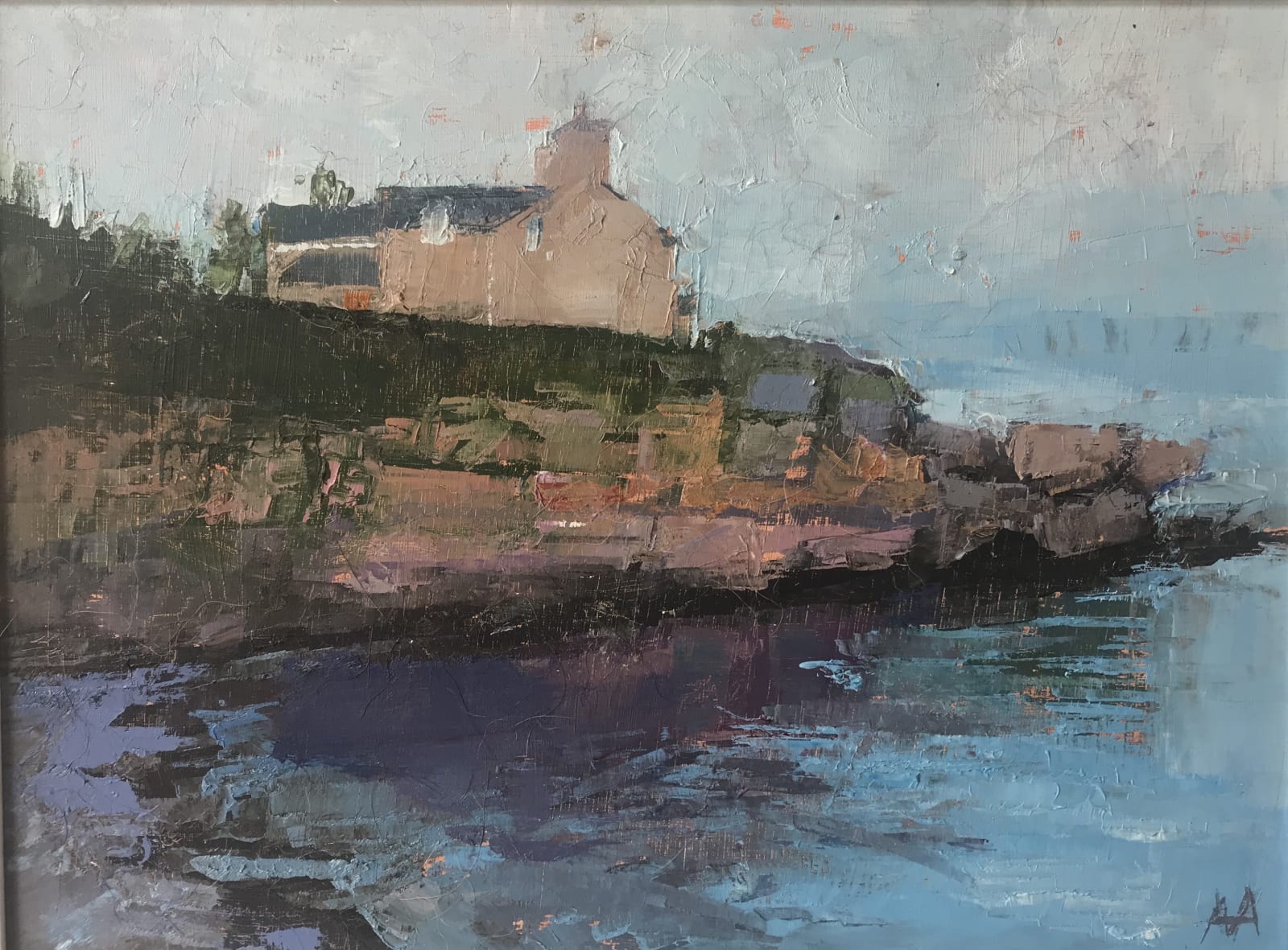 Anne Aspinall, House on the Harbour, Moelfre