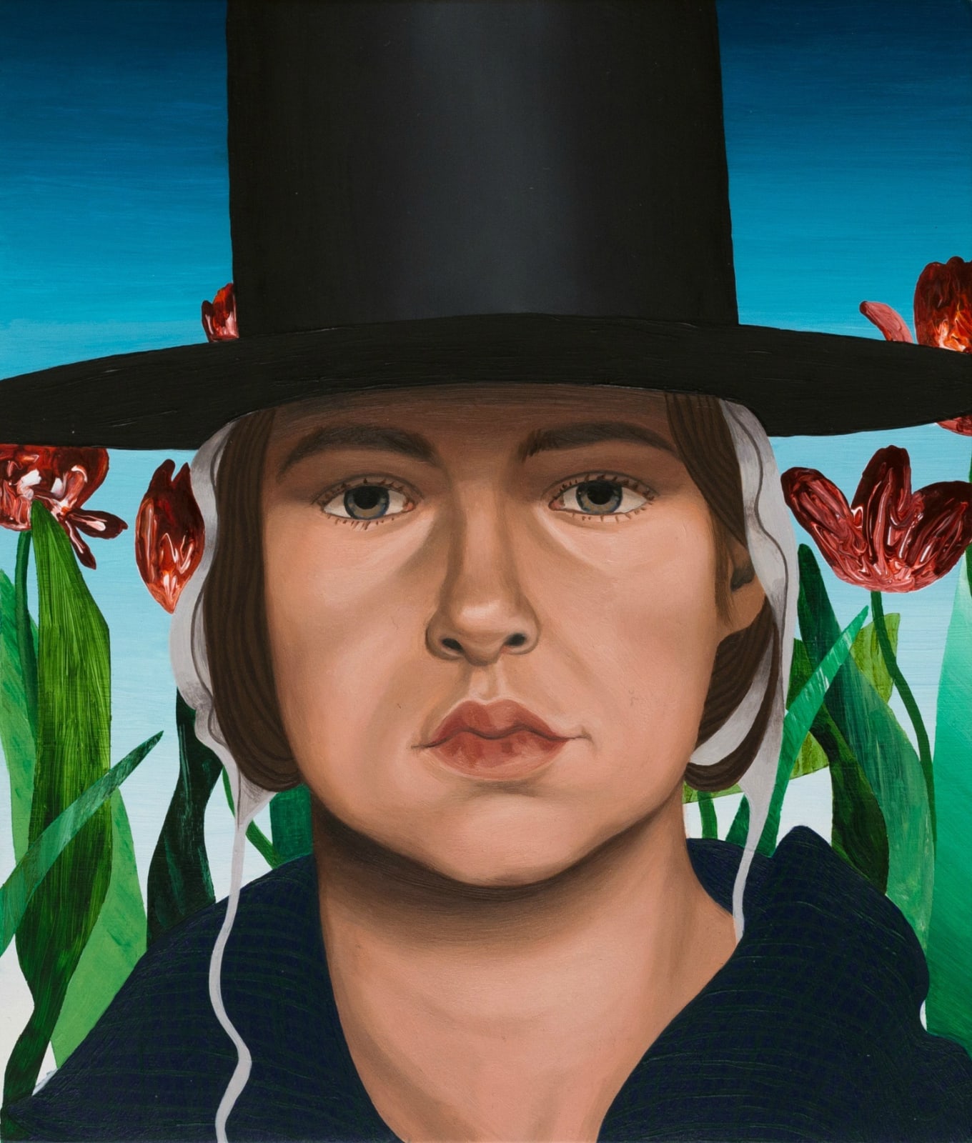 Seren Morgan Jones, Welsh Woman and Brown Tulips