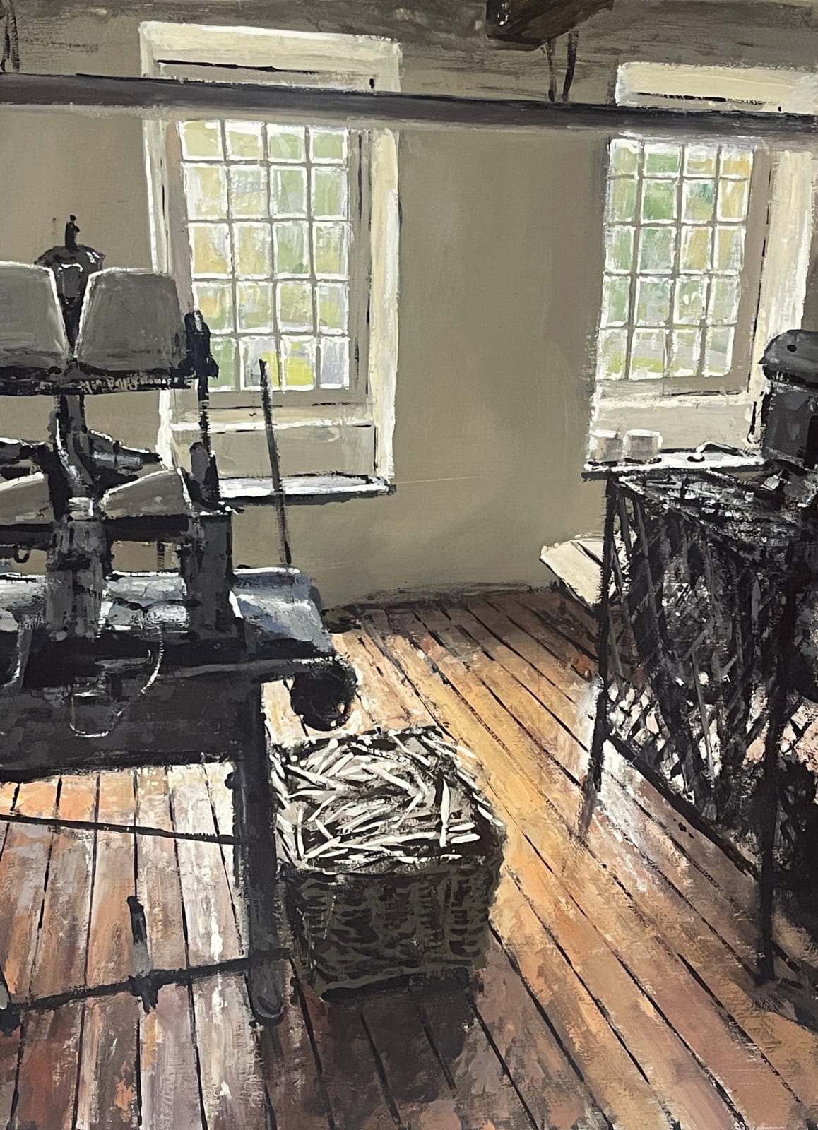 Matthew Wood, Quarry Bank - Mill Window I, 2024