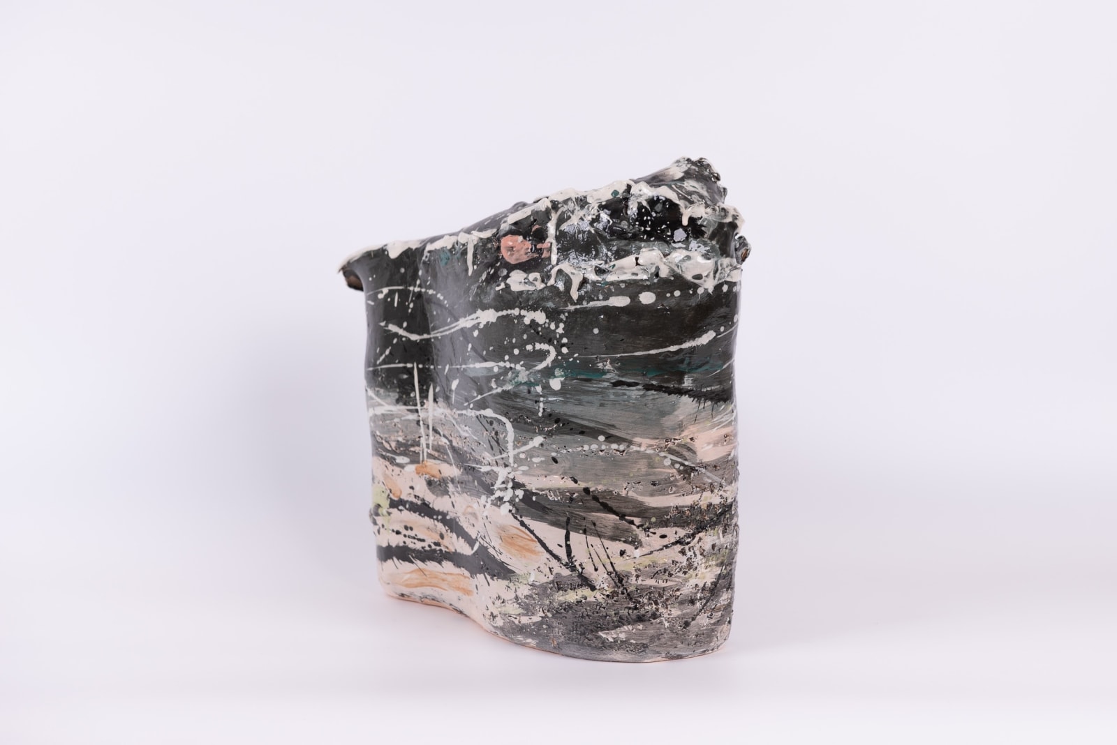 Helen Gittins, Wave 'It drafts and redrafts the coast and is never done writing at the edge' (after Gillian Clarke)