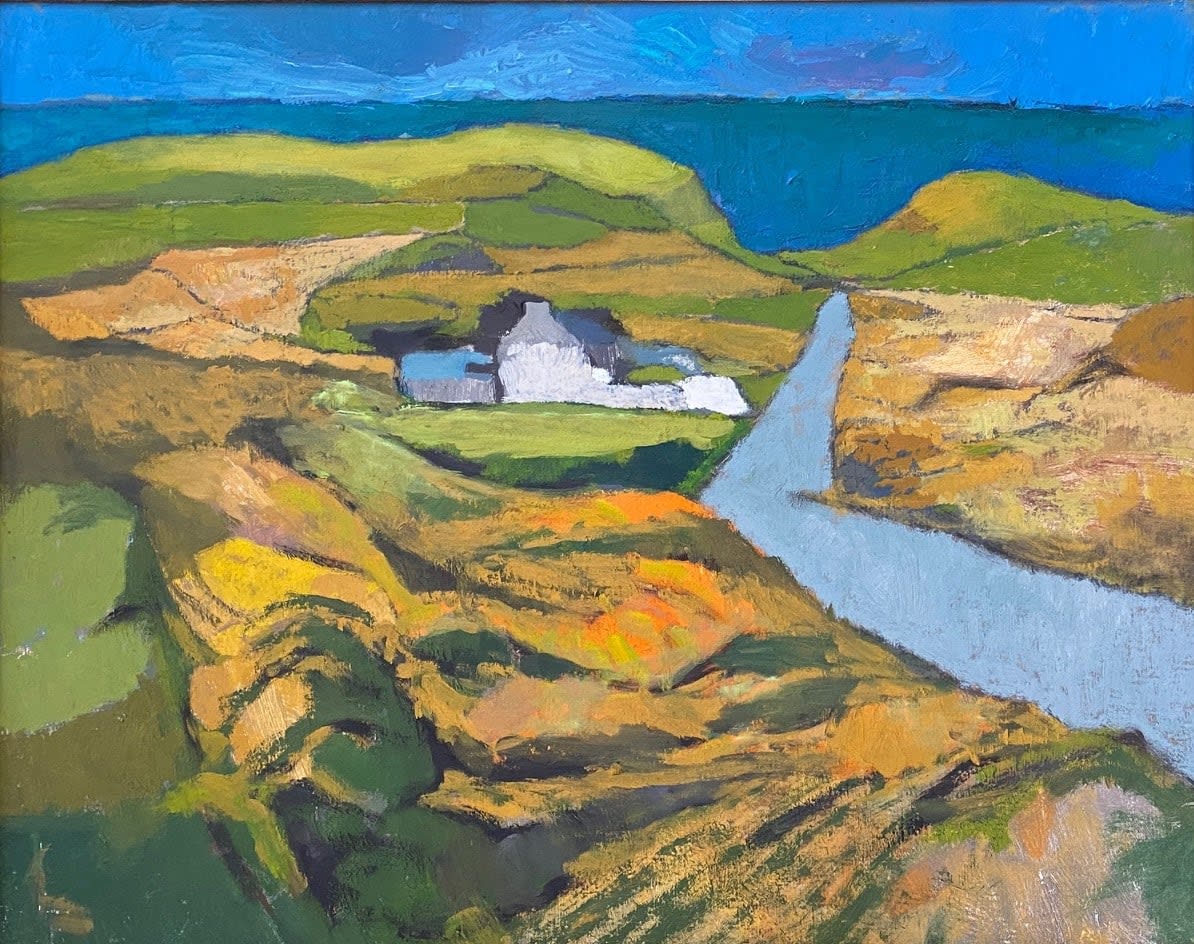 John Elwyn 1916 - 1997, Pembrokeshire Farmstead, 1989
