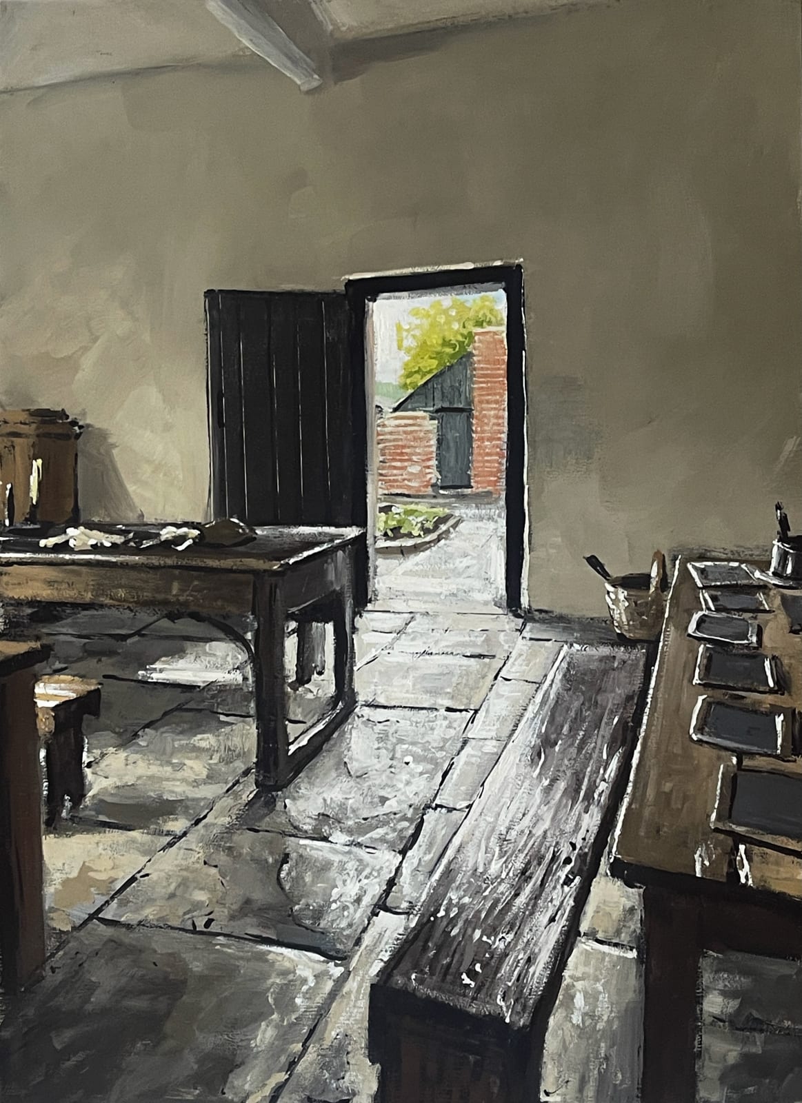 Matthew Wood, Quarry Bank, Apprentice House - Doorway, 2024