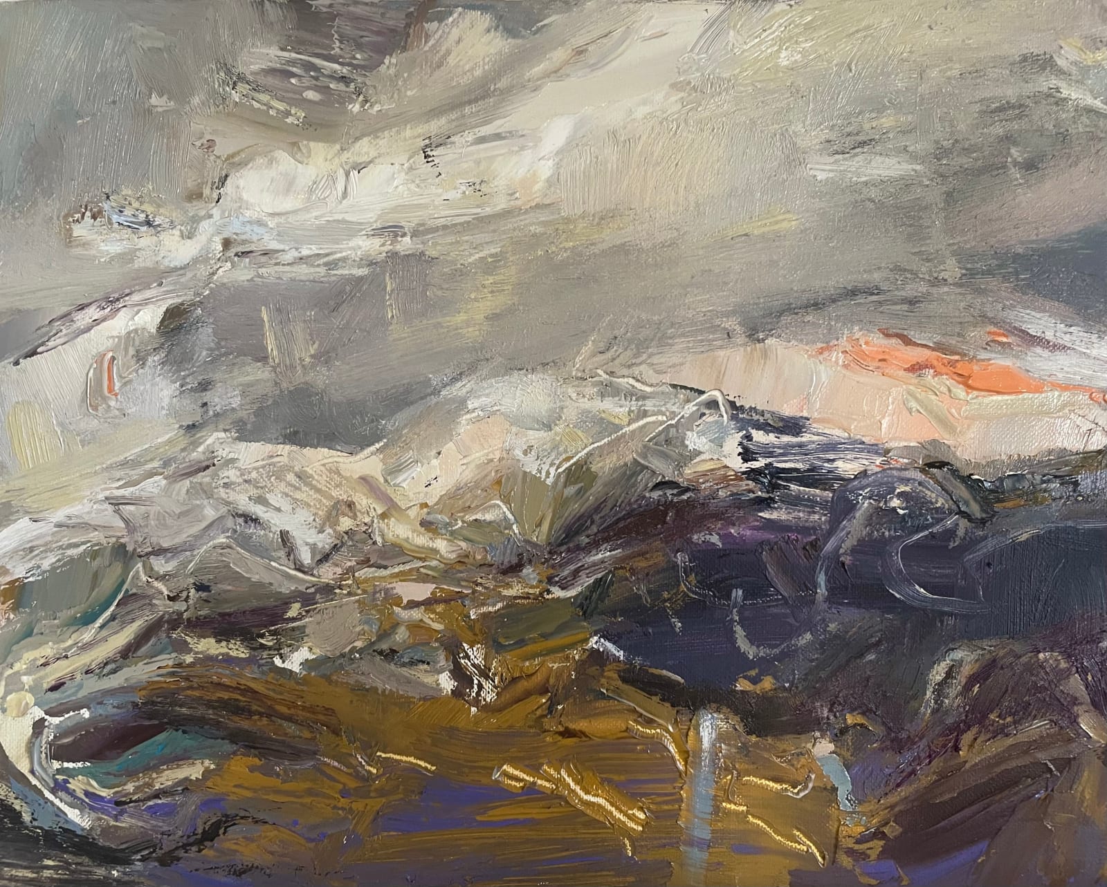 Beth Fletcher, Snow Study (Y Carneddau), 2024