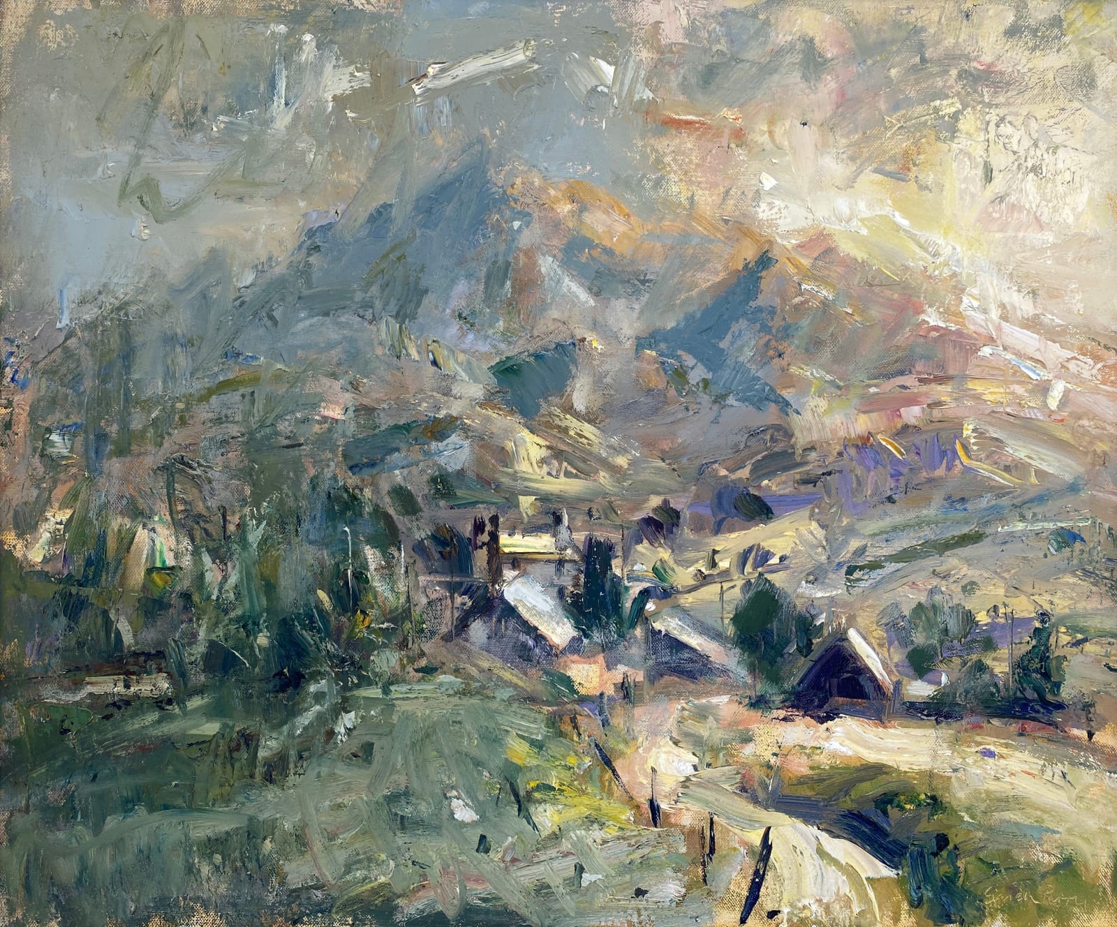 Gareth Parry, Fferm Fynydd Bore, Gwynedd / Hill Farm Morning, Gwynedd