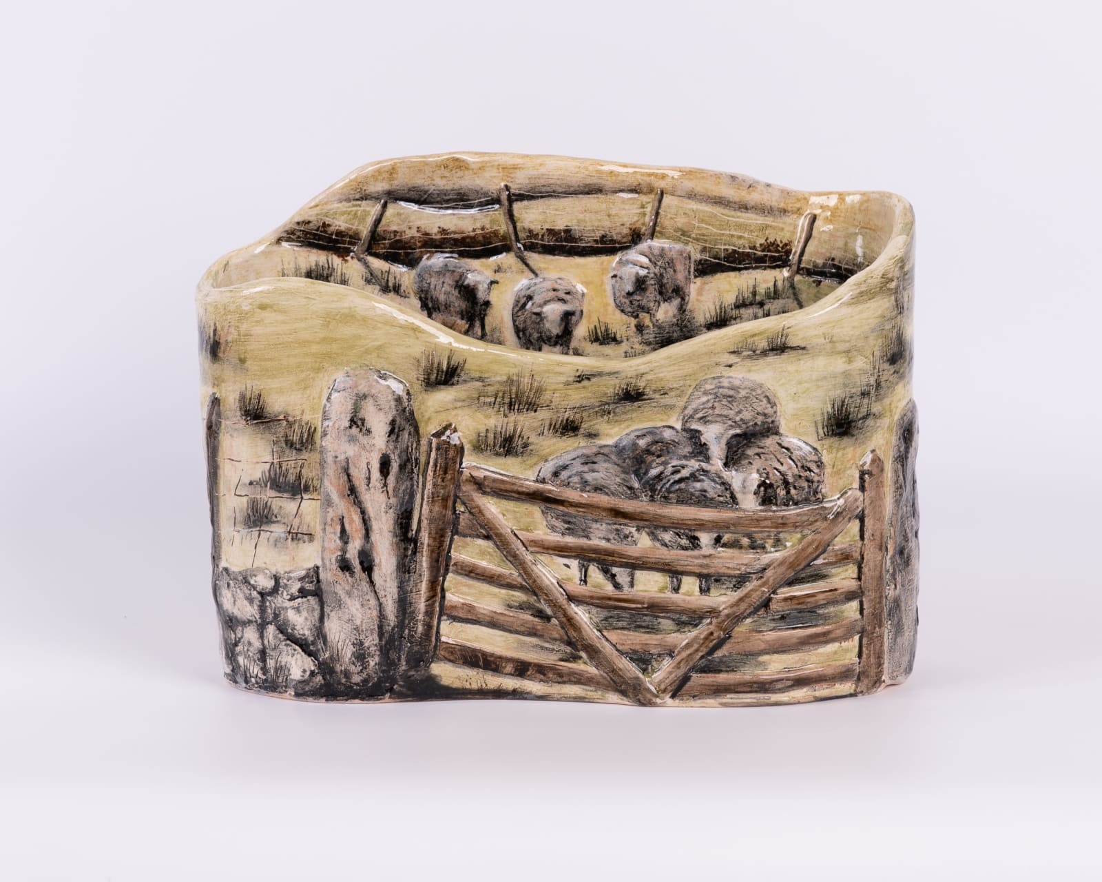 Helen Gittins, Hydref 'Winter, they know us again, grow tame, calling for hay at the gate'