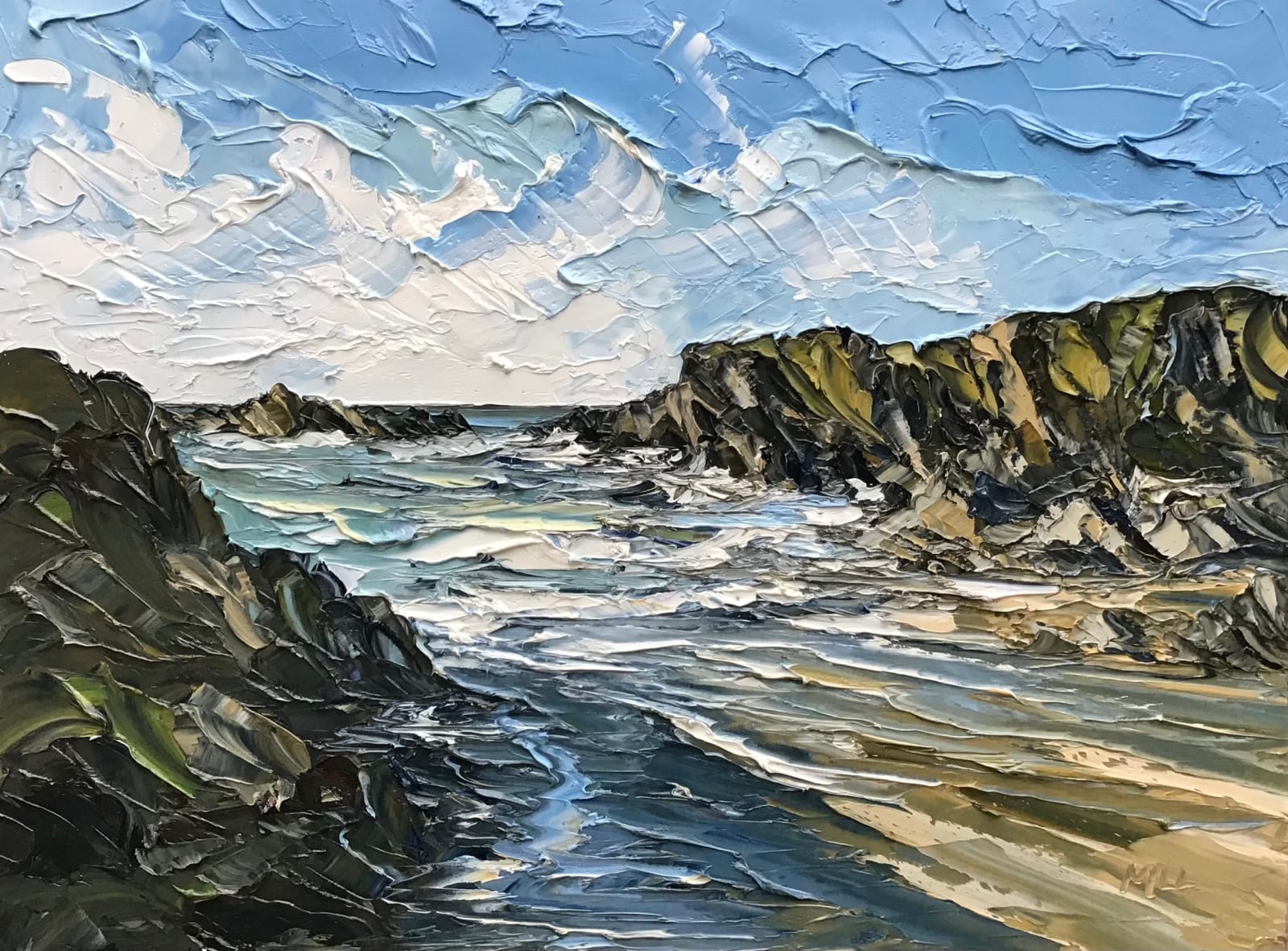 Martin Llewellyn, Blue Sky, Anglesey, 2024