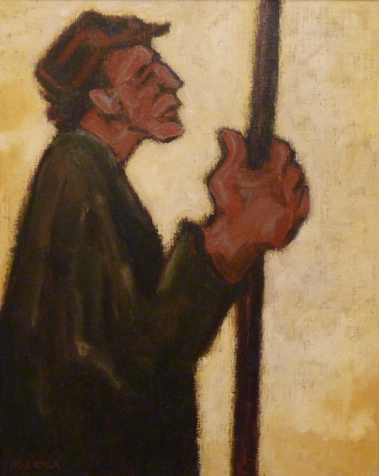 Mike Jones 1941 - 2022, Farmer with Stick