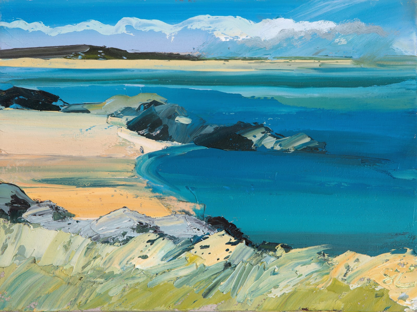 Sarah Carvell, Llanddwyn View from the Island