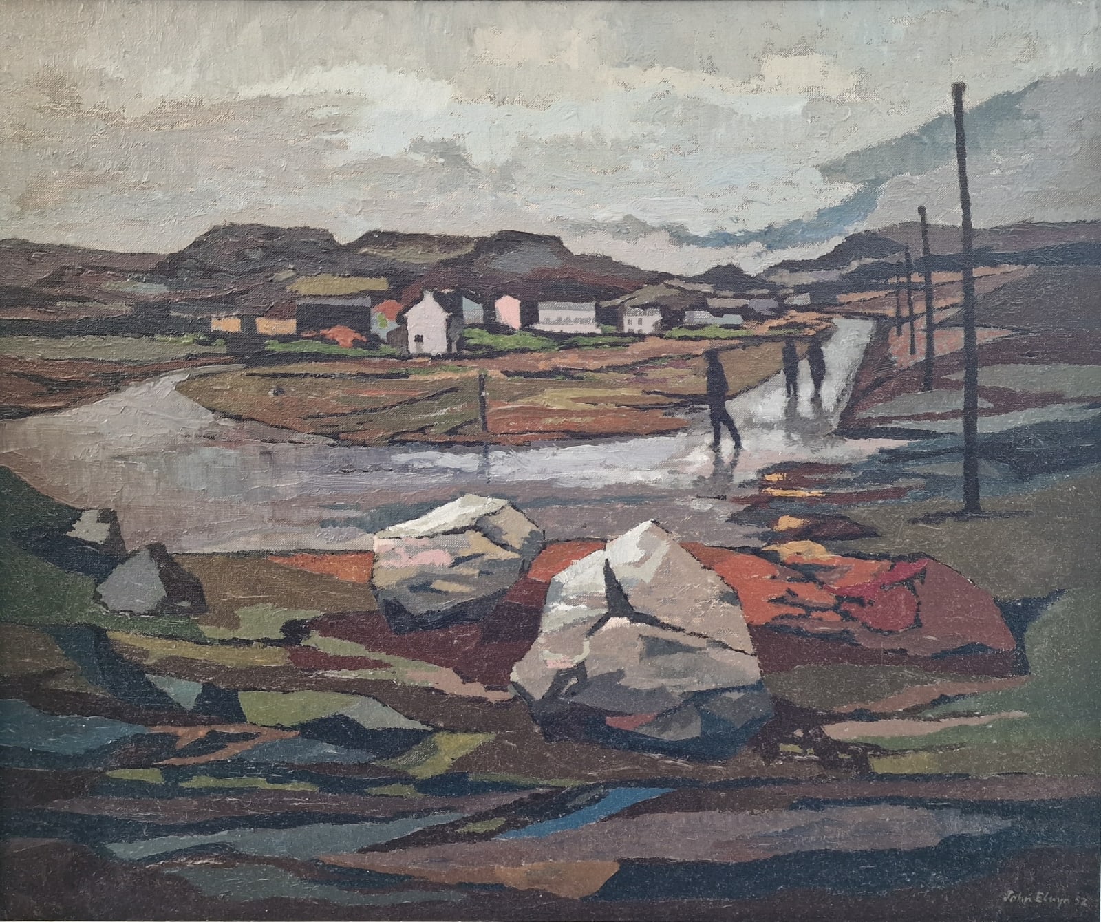 John Elwyn 1916 - 1997, The Road Home, 1952