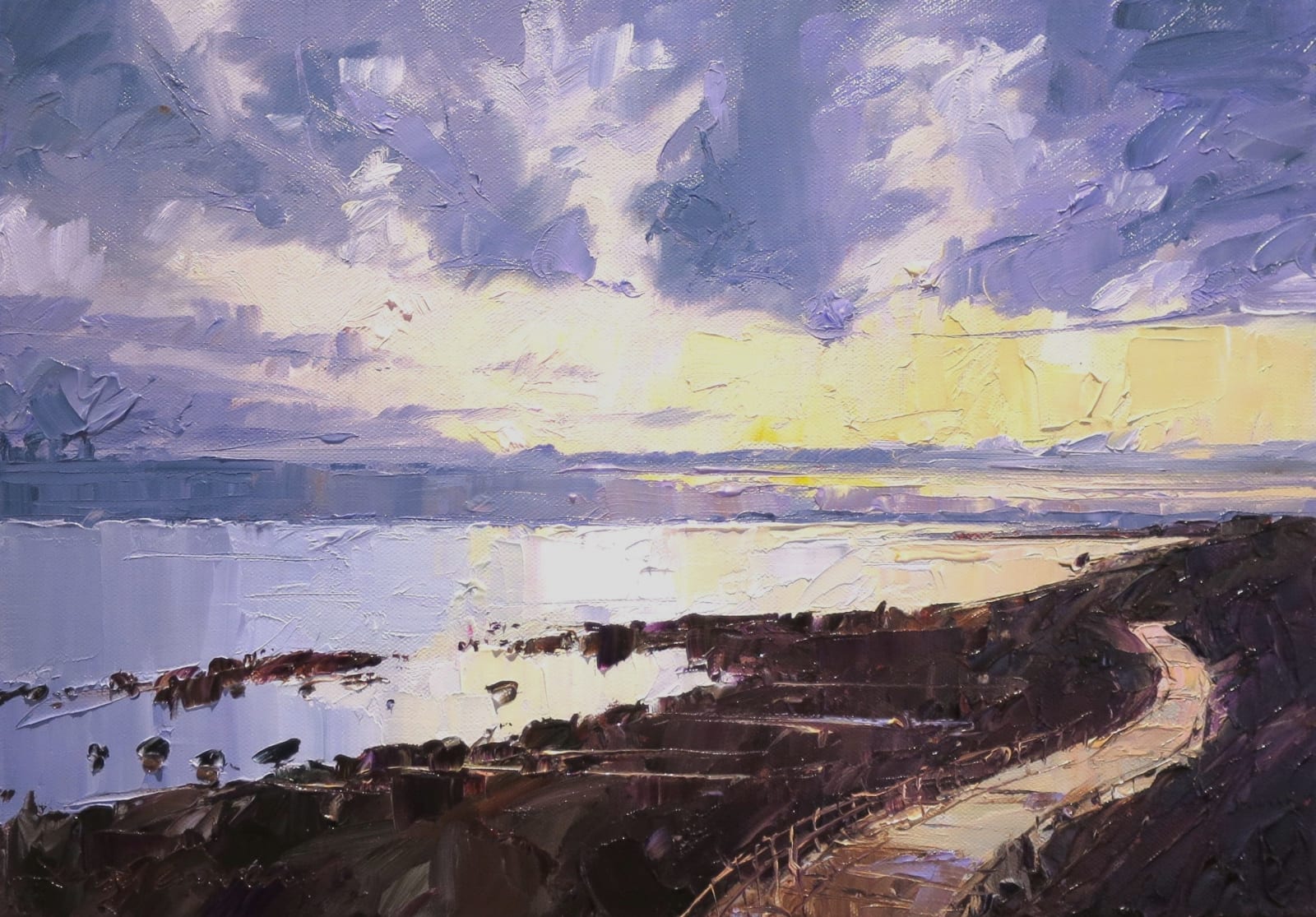 David Grosvenor, Evening Light, Criccieth, 2024