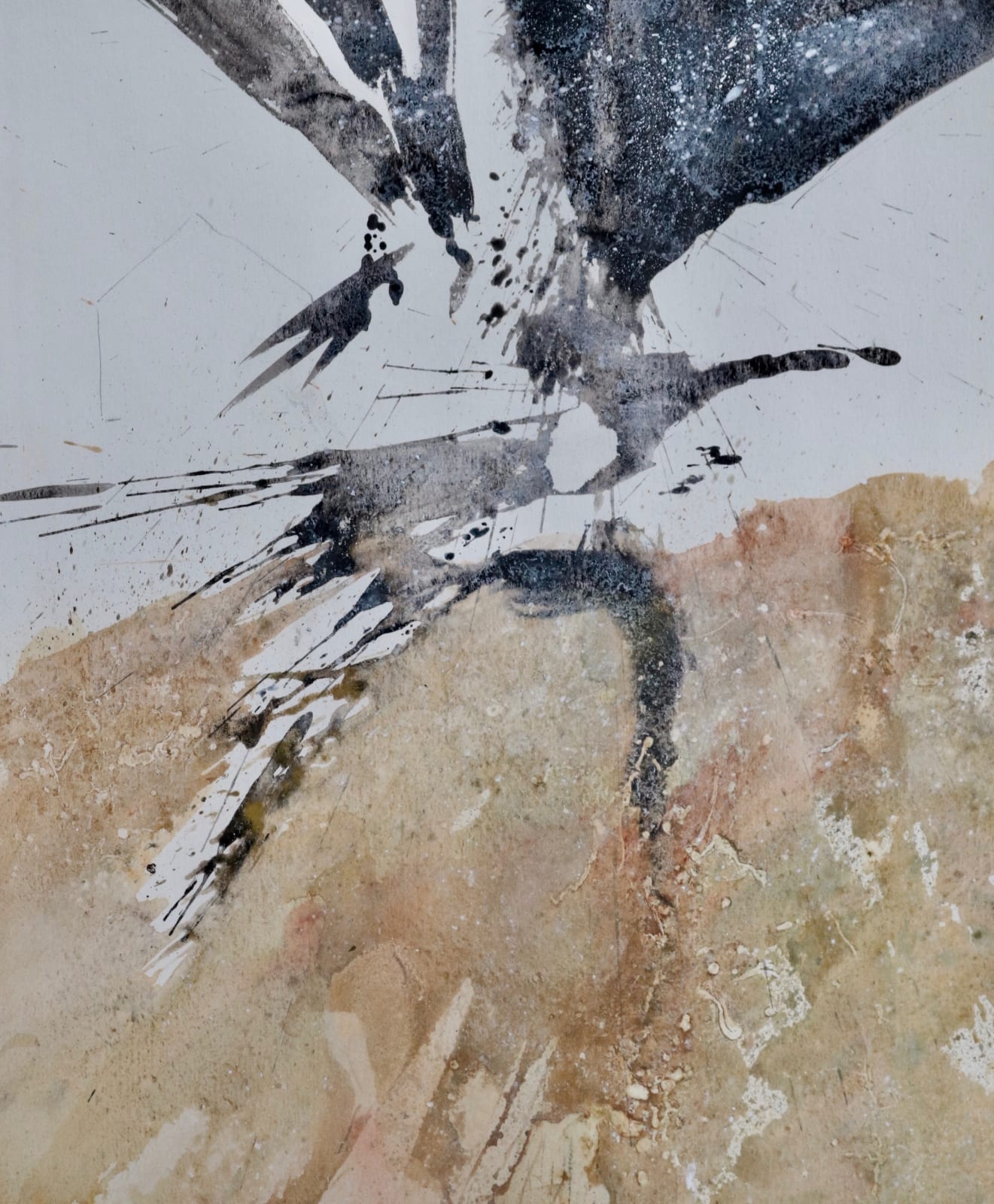 Malcolm Edwards, Winter Pool, Snowdon, 2025