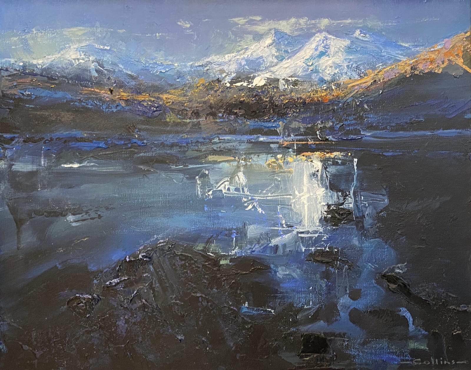 Martin Collins 1941 - 2023, Yr Wyddfa from Llynnau Mymbyr, Capel Curig, 2014