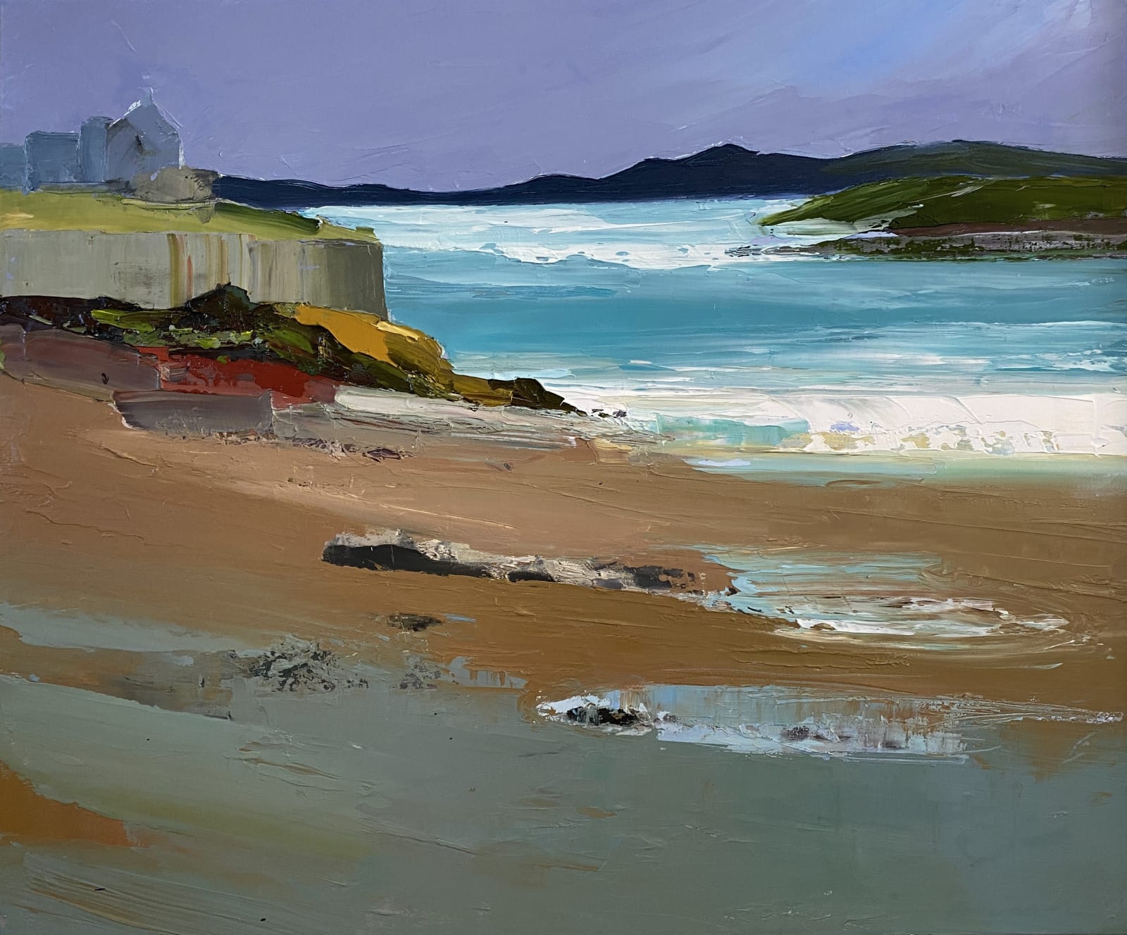 Sarah Carvell, Moelfre Harbour, Early Evening, 2023