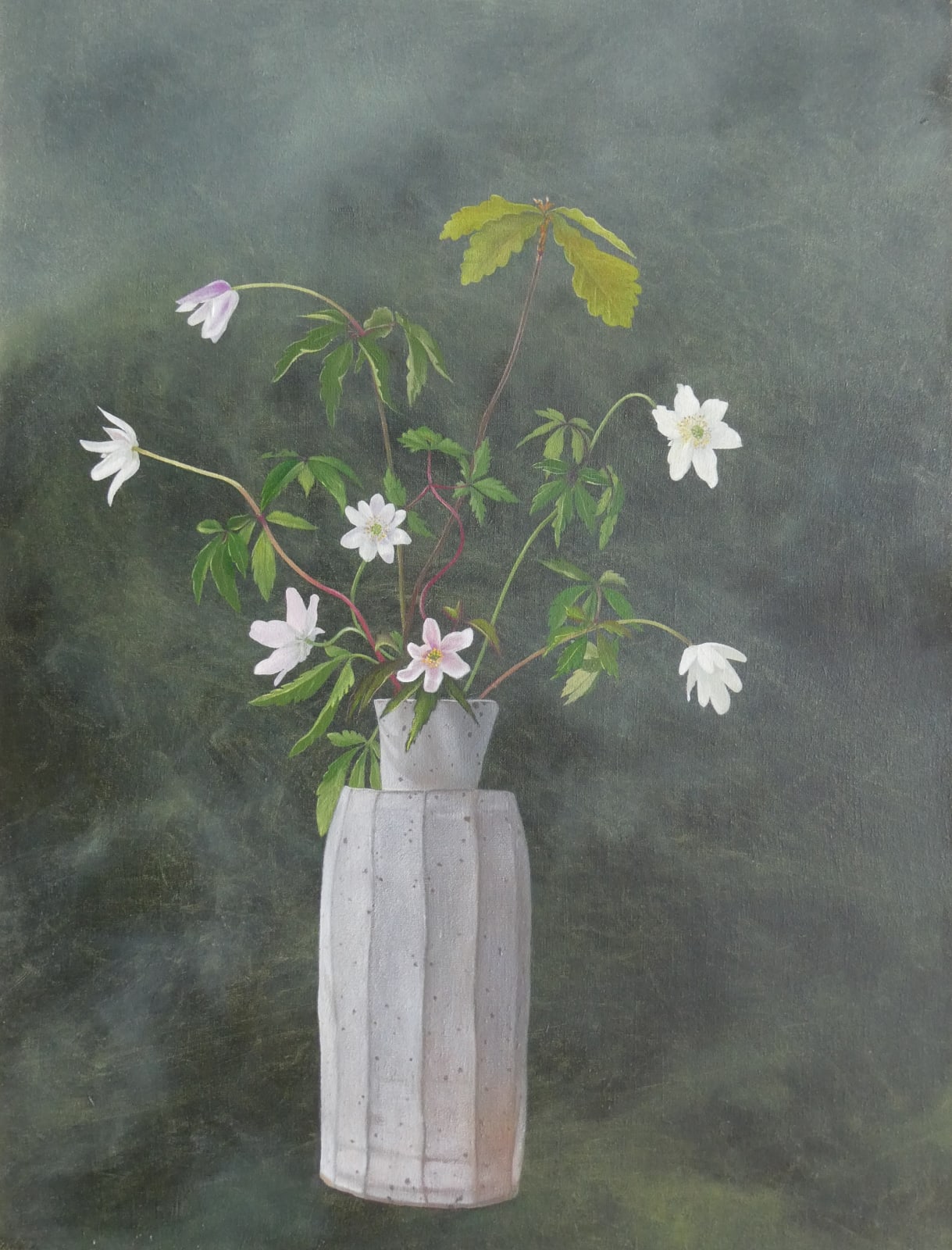 Kim Dewsbury, Windflowers with Oak, 2025