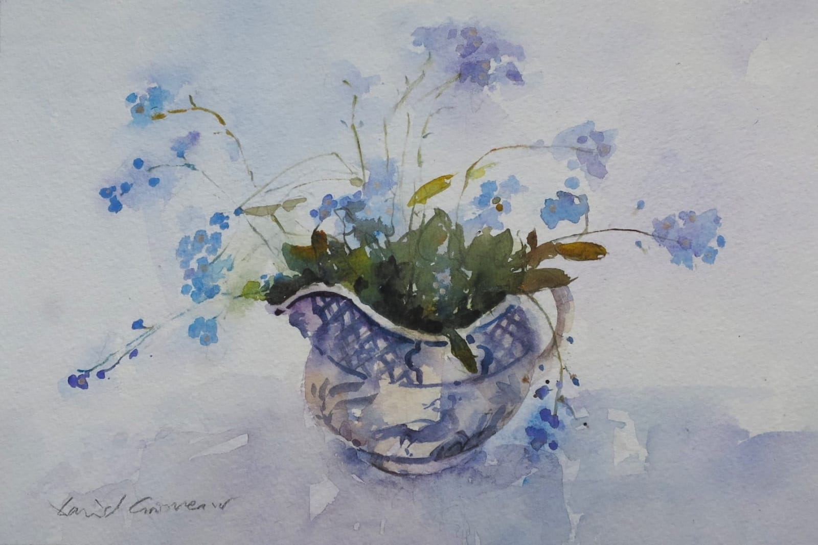 David Grosvenor, Forget me nots, 2024