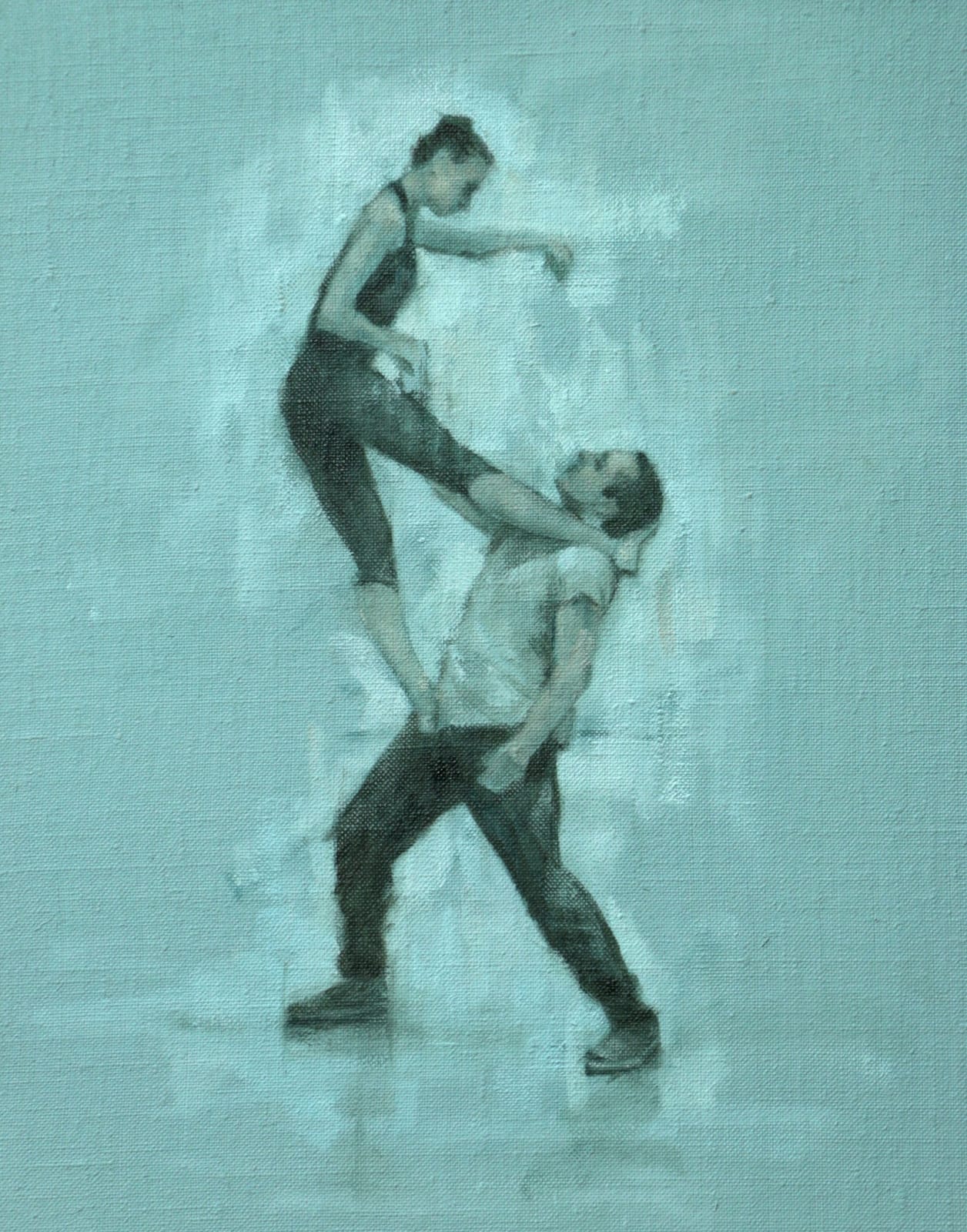 Carl Chapple, Gwenllian Davies and Tim Podesta (Ballet Cymru Rehearsal 90)