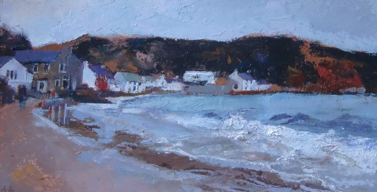 Anne Aspinall, Porthdinllaen, Rough Sea