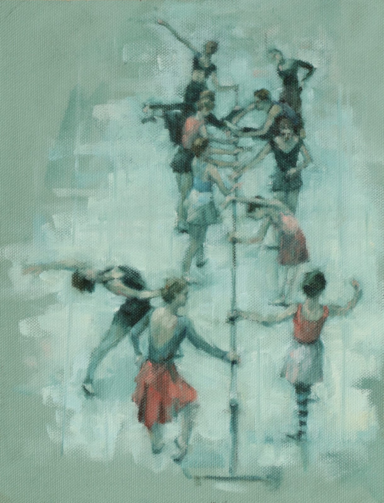 Carl Chapple, Preparing for Class (Ballet Cymru Summer School)