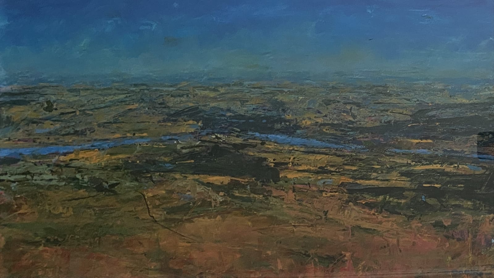 Martin Collins 1941 - 2023, High Summer, Conwy Valley from Tal y Fan