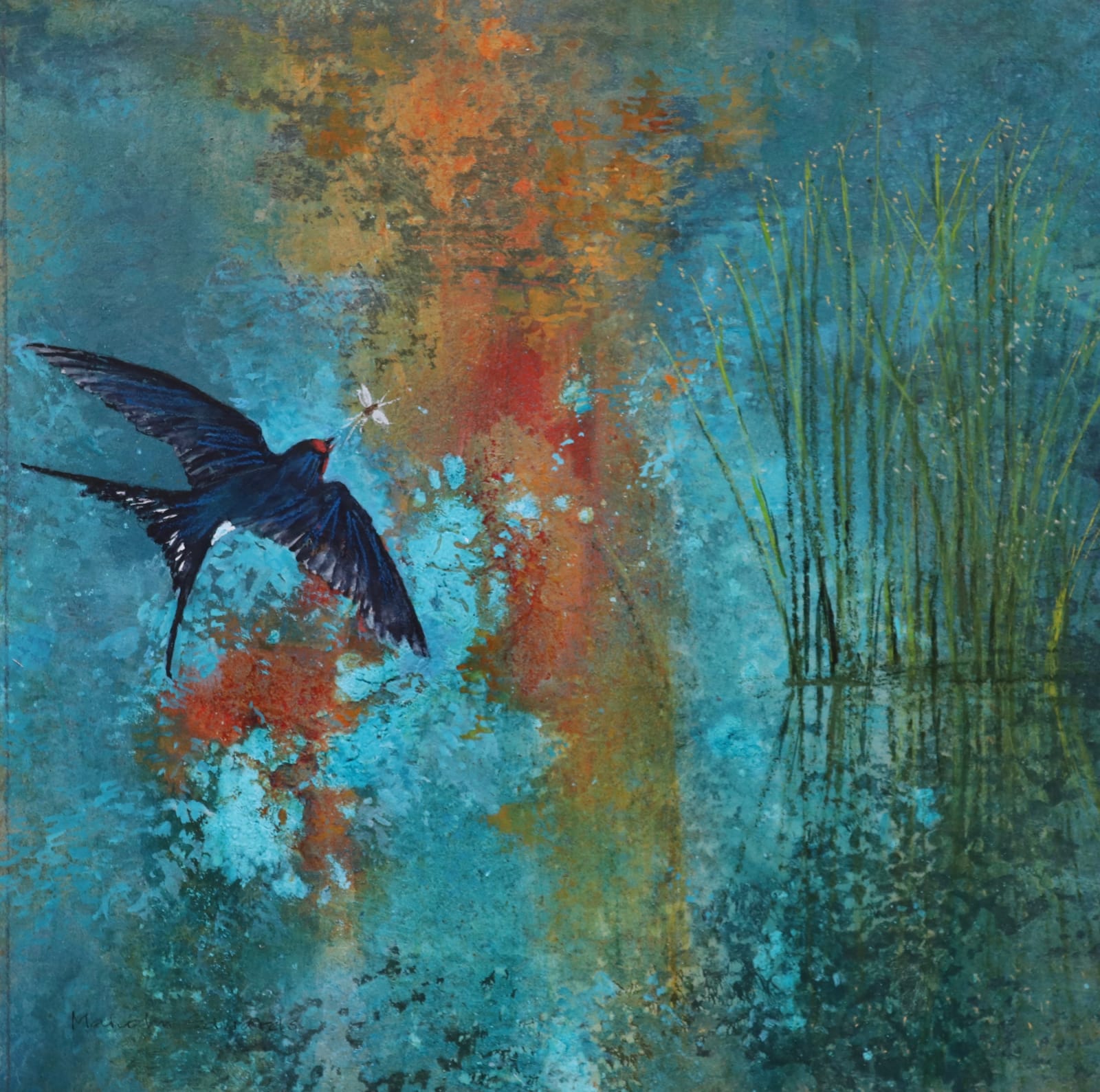 Malcolm Edwards, Hirondelle and Sunlit Water