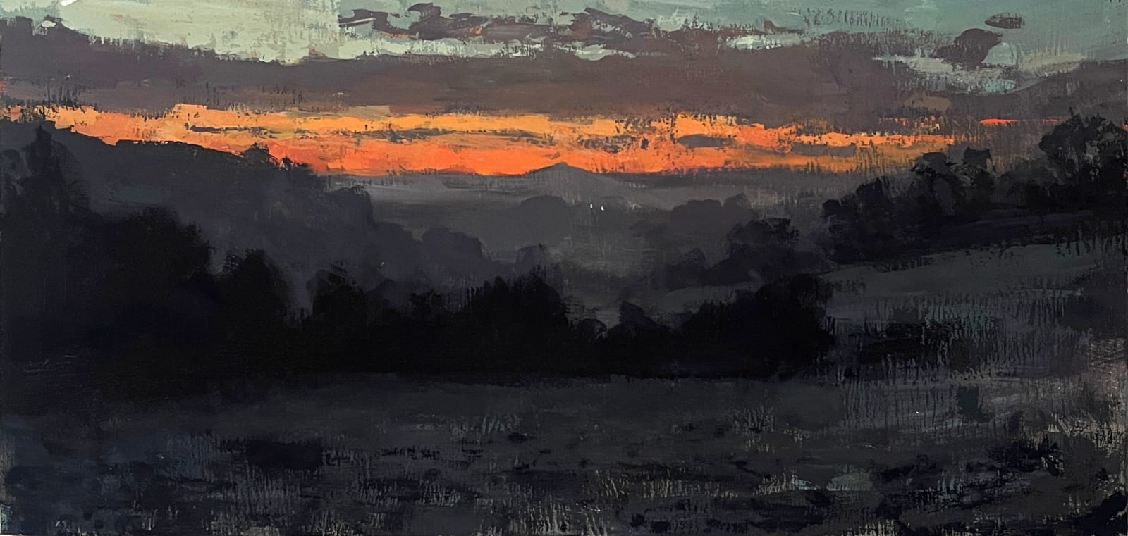 Matthew Wood, Corndon Hill at Sunrise, 2025