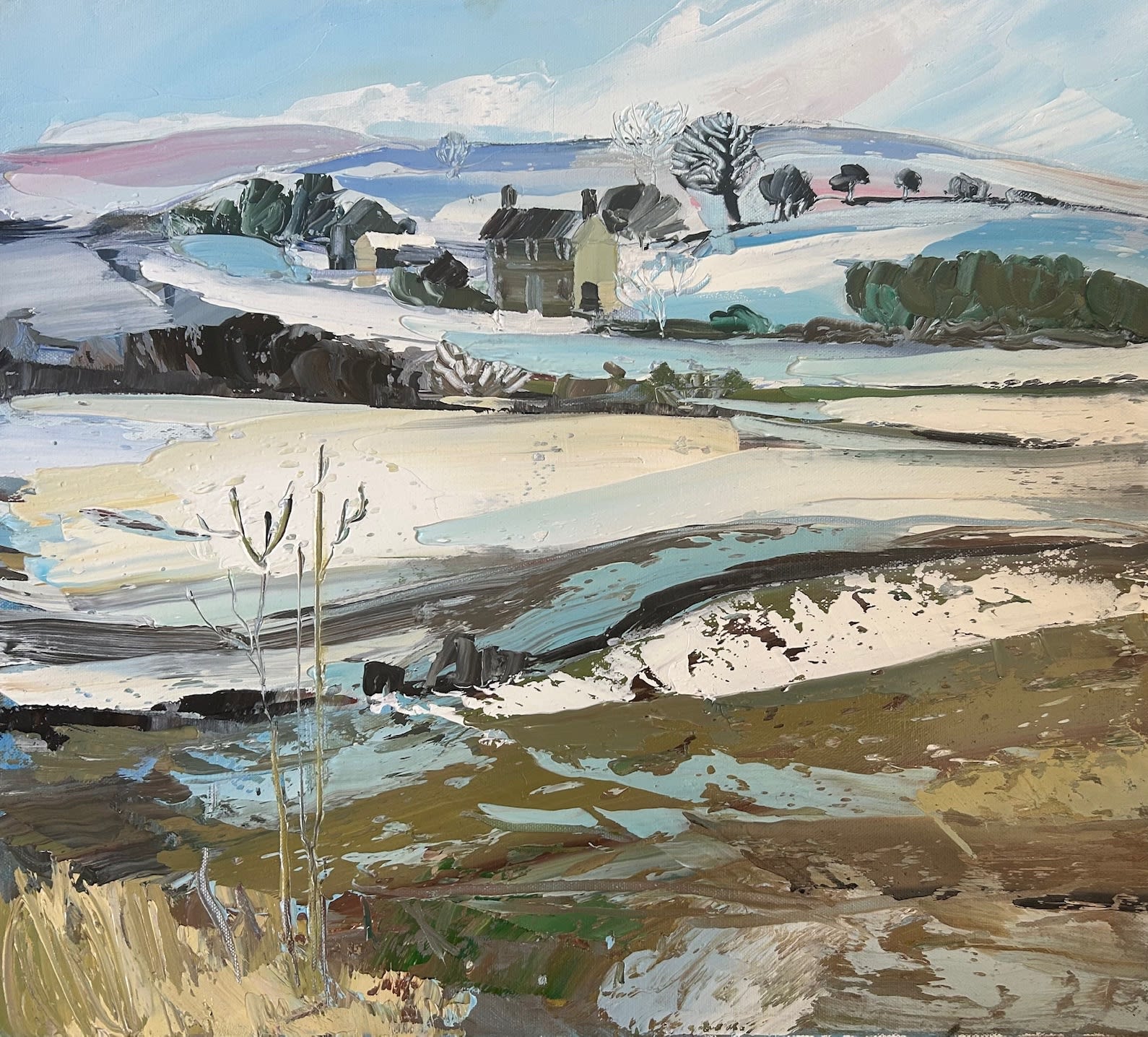 Sarah Carvell, Farm above the Snowline, 2025