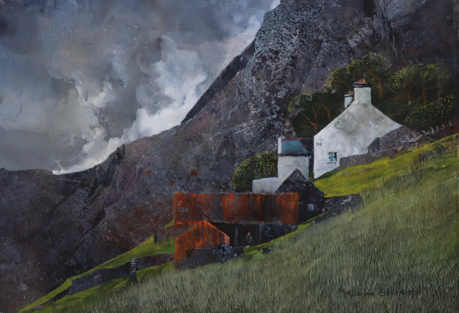 Malcolm Edwards, Overcast near Corris