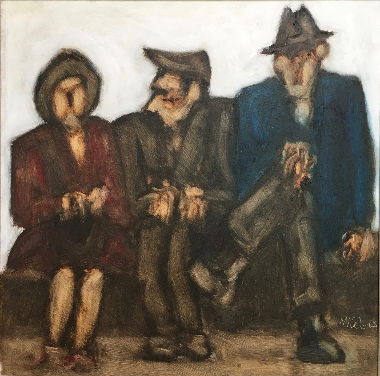 Mike Jones 1941 - 2022, Seated Figures
