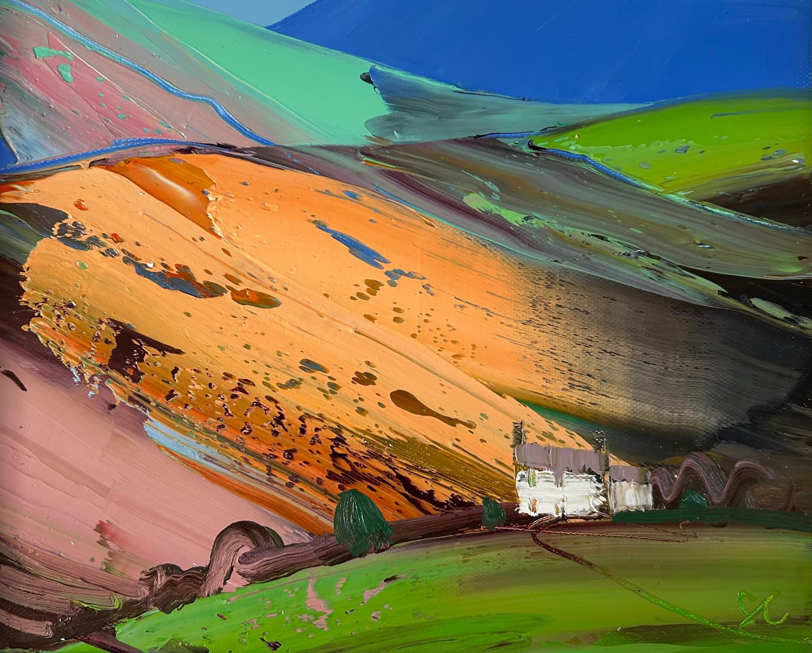 Sarah Carvell, Glowing Bracken, 2025