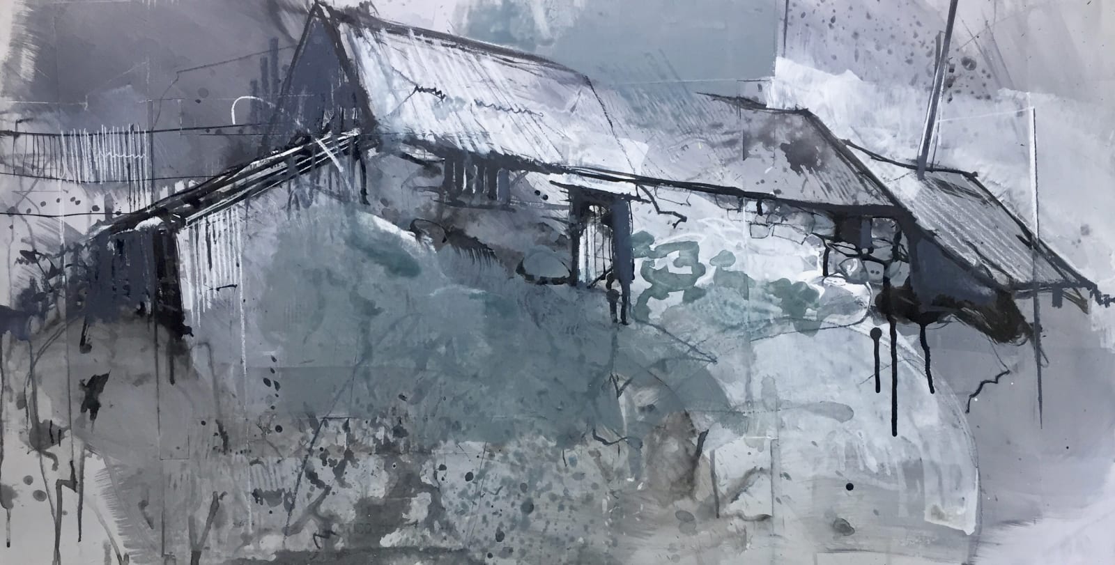 Pete Monaghan, Balancing Blues (Mullion Windows)