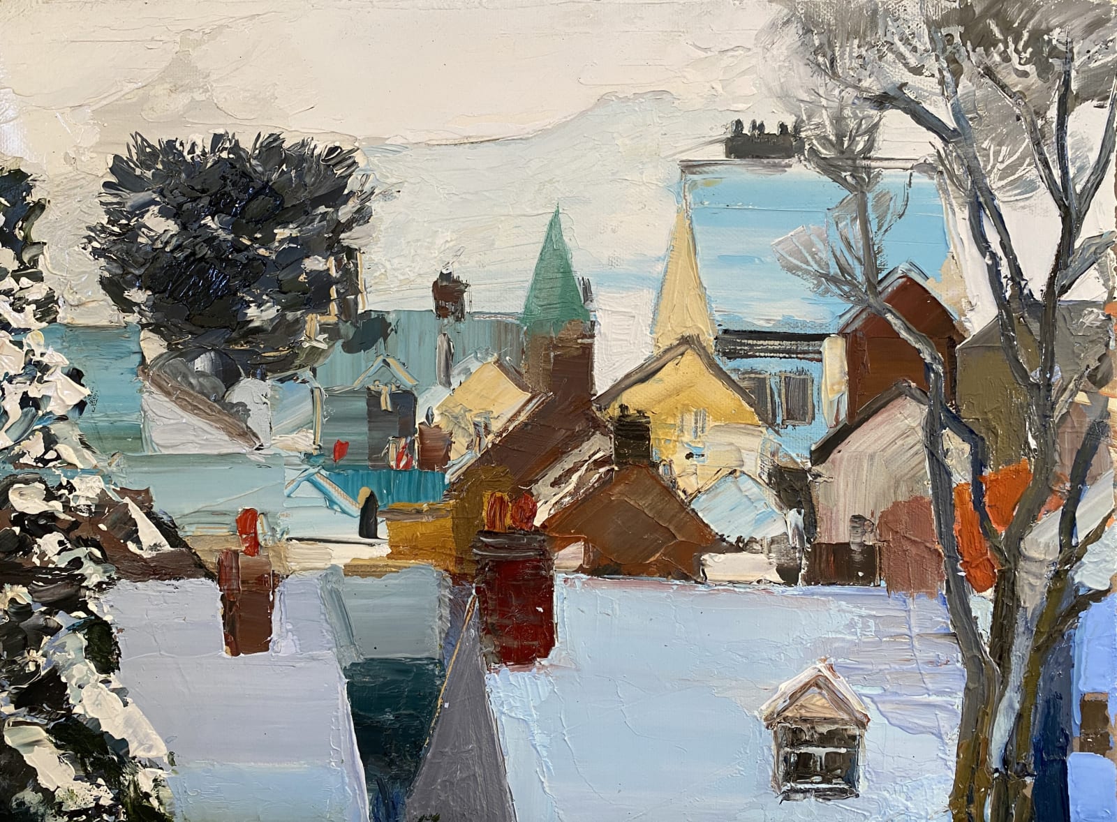 Sarah Carvell, Denbigh Roofs, January, 2023