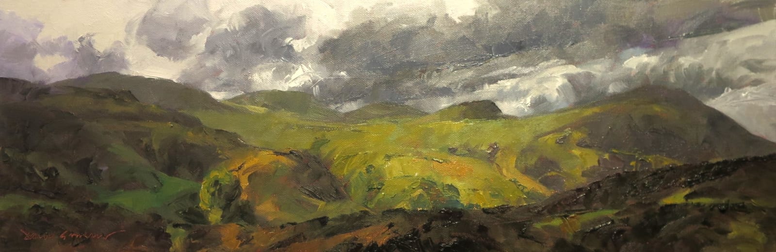 David Grosvenor, View from the Sychnant Pass, 2024