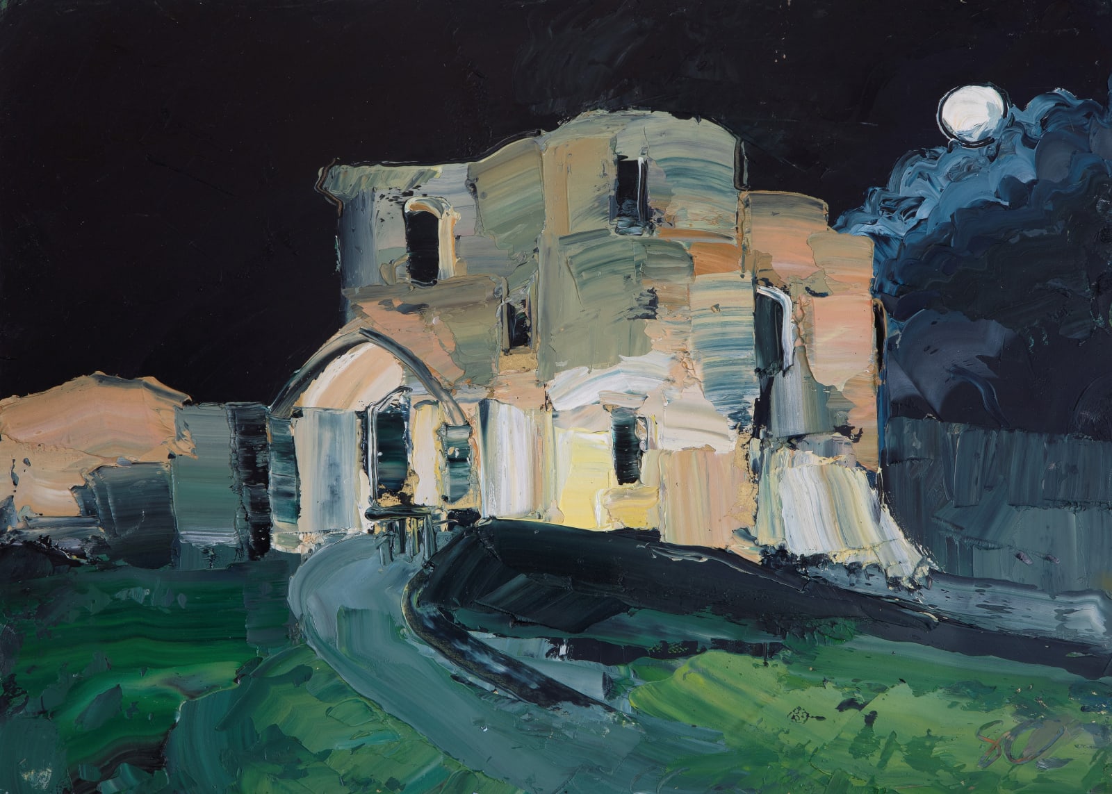 Sarah Carvell, Denbigh Castle, Nocturne