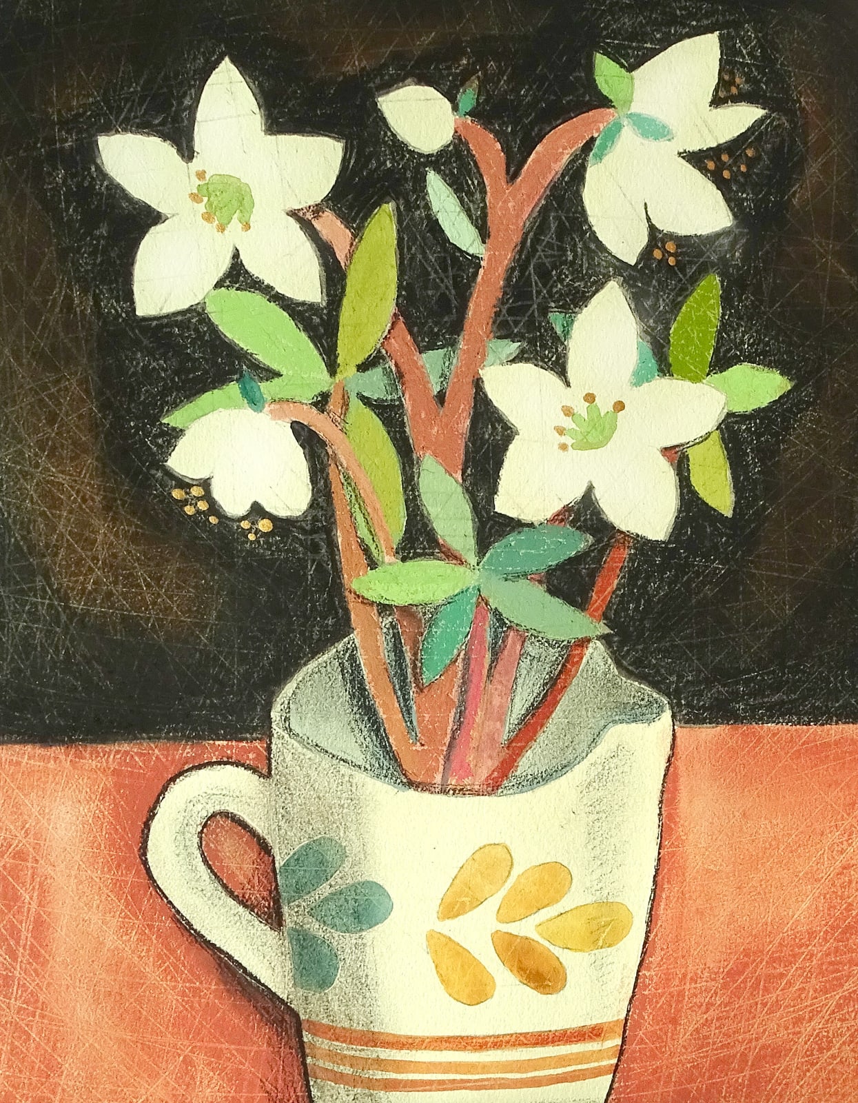 Susan Gathercole, James' Jug and Hellebores, 2024
