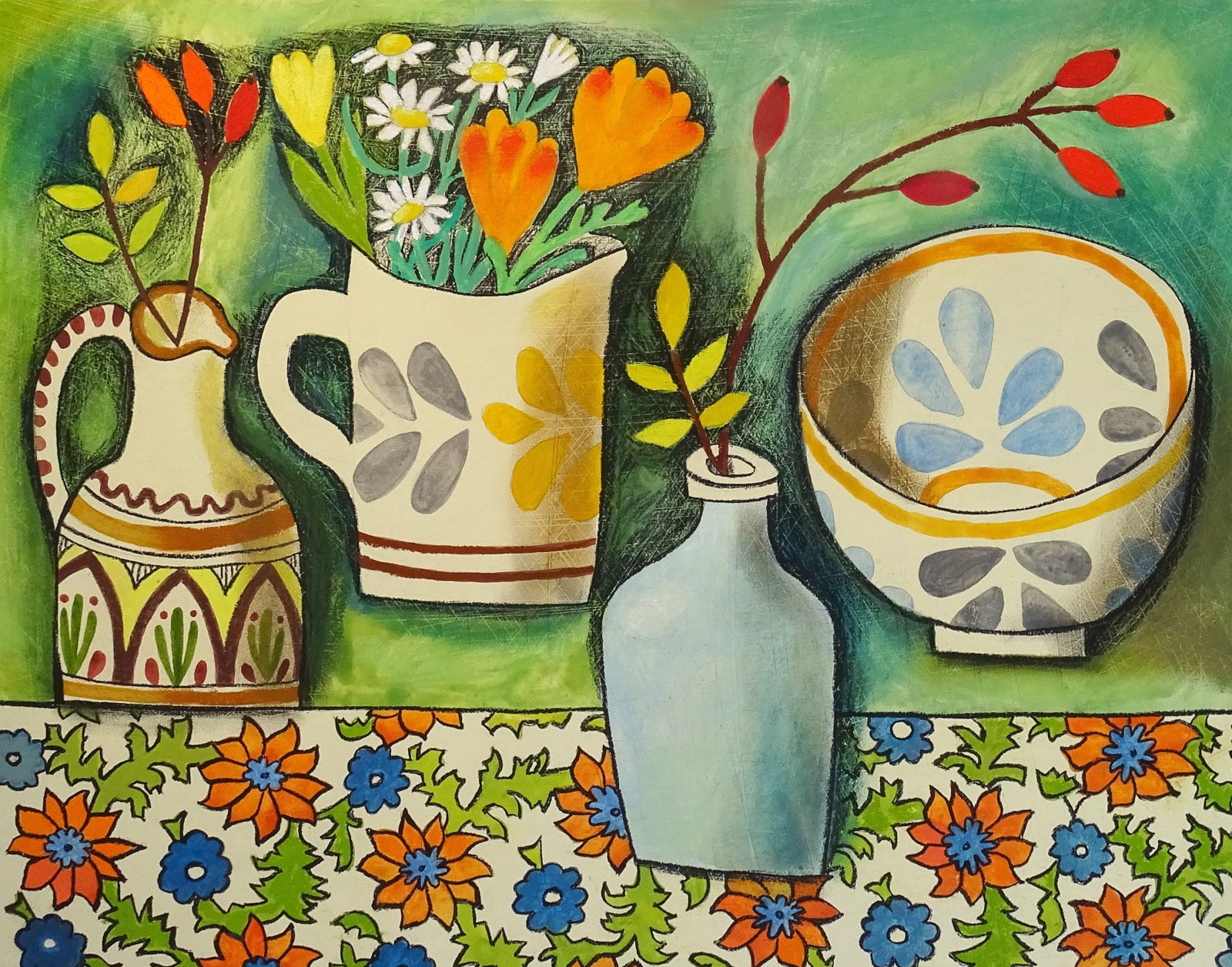 Susan Gathercole, Pinny Cloth and Rosehips