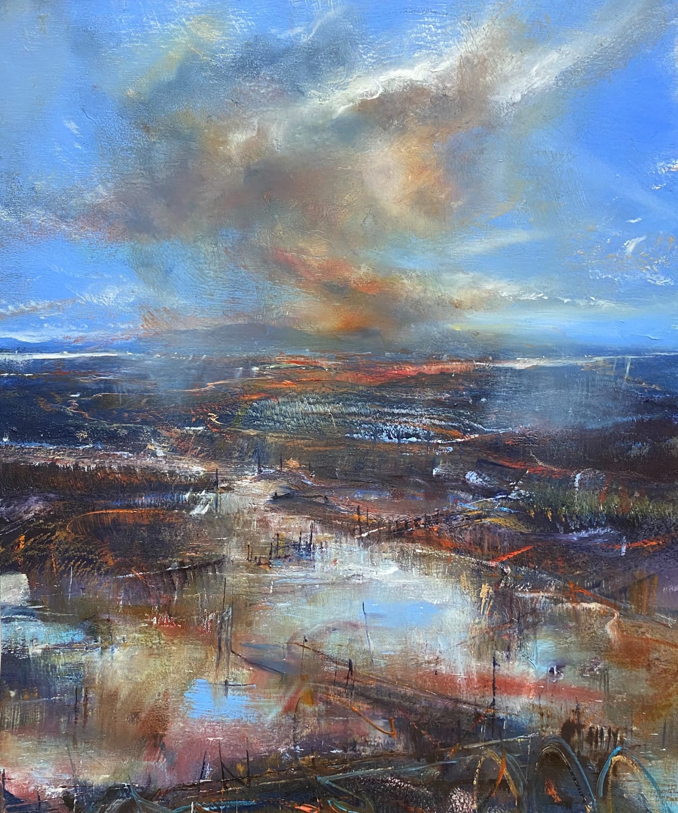 Iwan Gwyn Parry, Last Shower over the Estuary (Cymyran Bay, Anglesey)