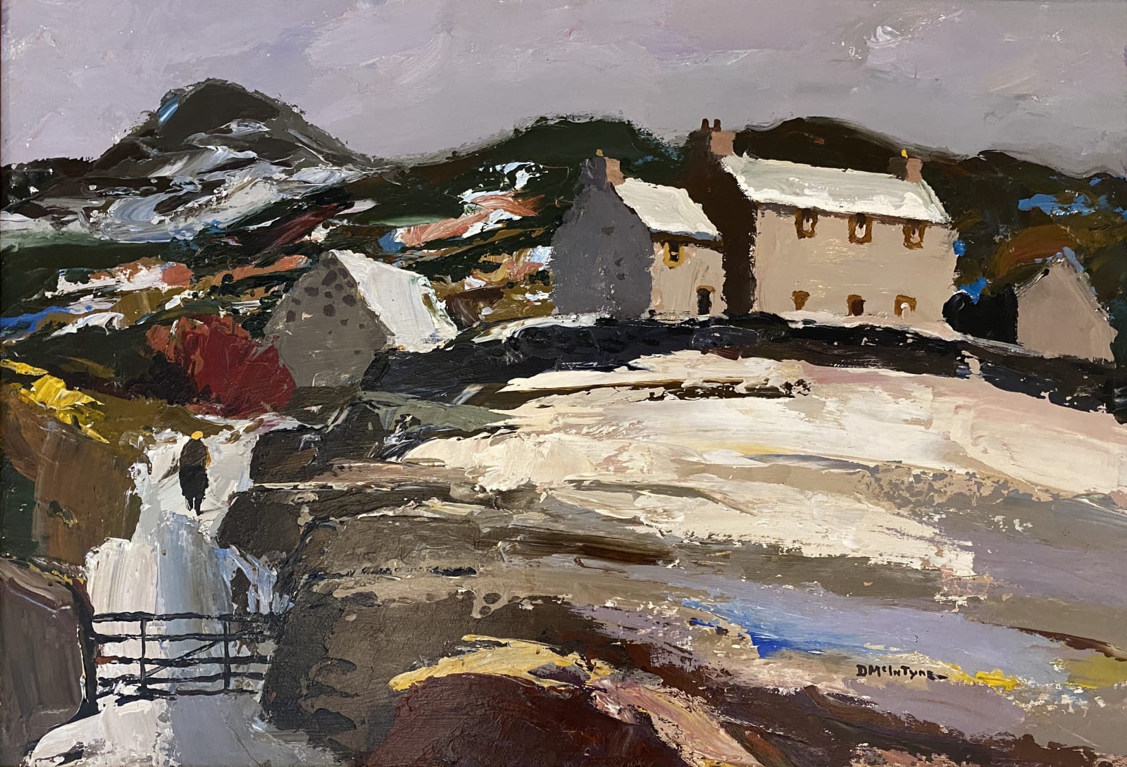 Donald McIntyre 1923 - 2009, Upland Farm in Winter