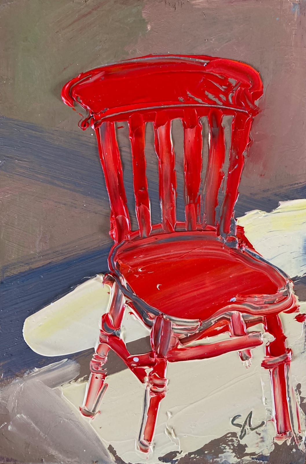Sarah Carvell, Red Chair