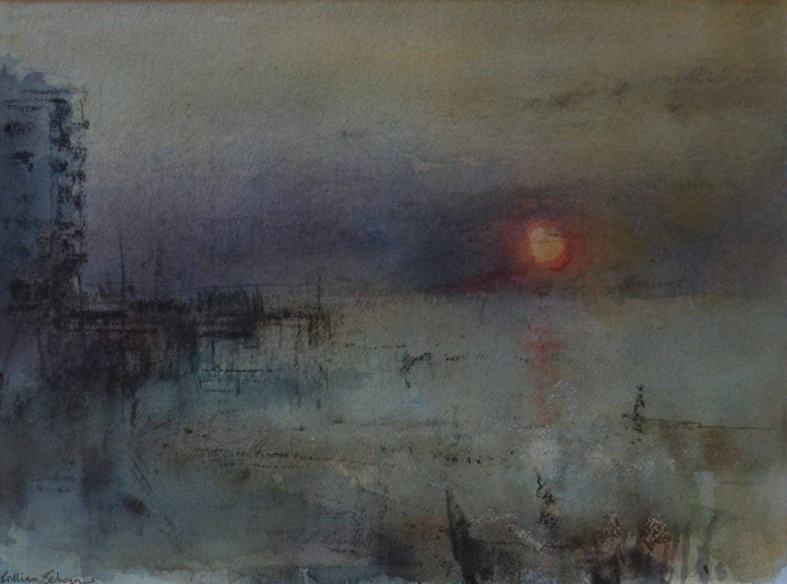 William Selwyn, Sunset, Victoria Dock