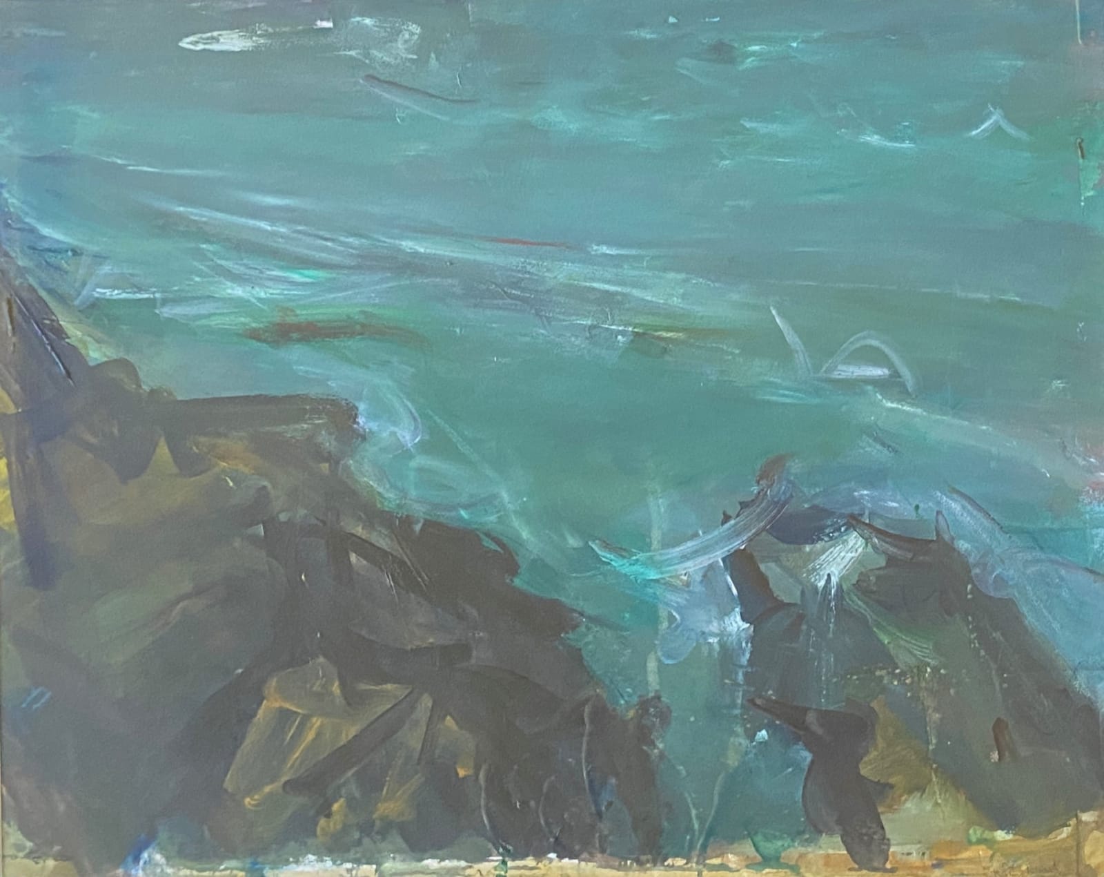 Peter Prendergast 1946 - 2007, The Sea at Twr Elin, 2004