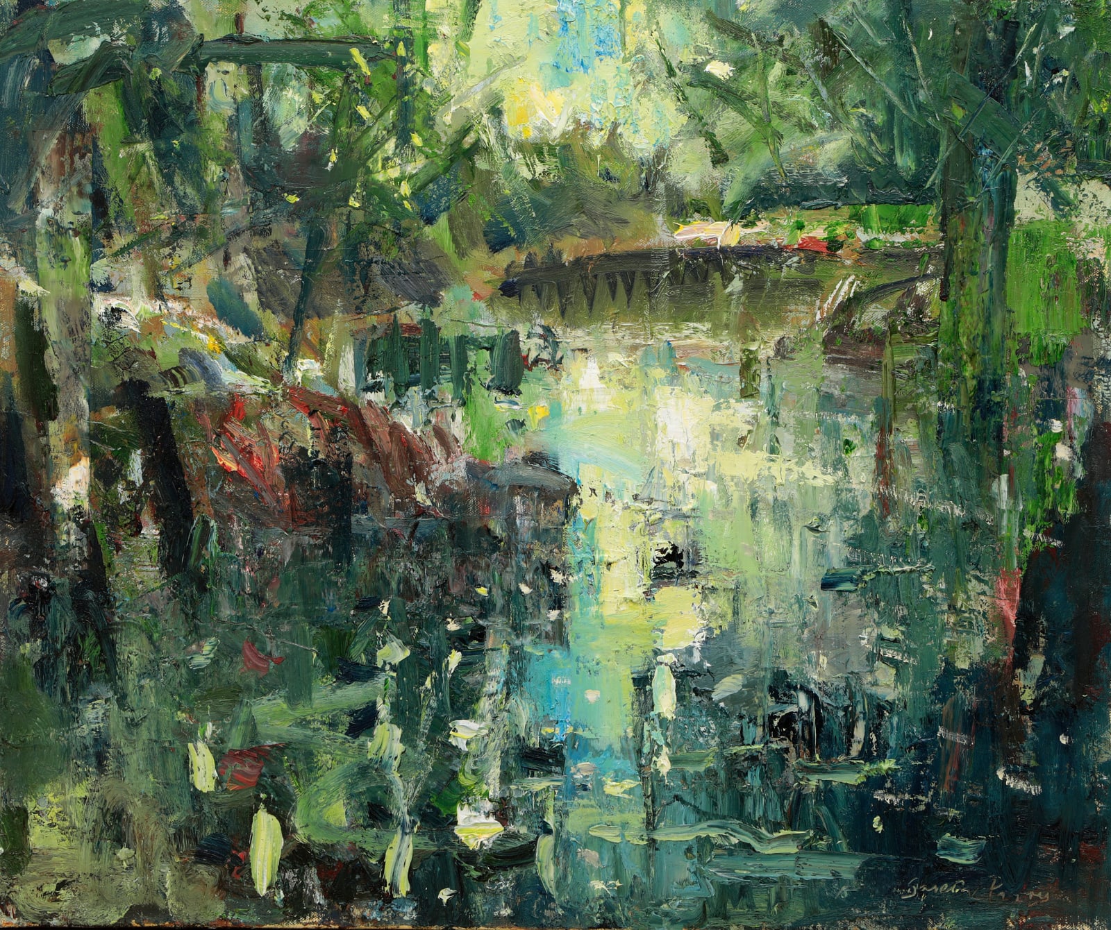 Gareth Parry, Gwlad y 'Mabinogion'! Afon Cynfal, Haul a Chysgodion / Land of the 'Mabinogion'!, River Cynfal, Sun and Shadow