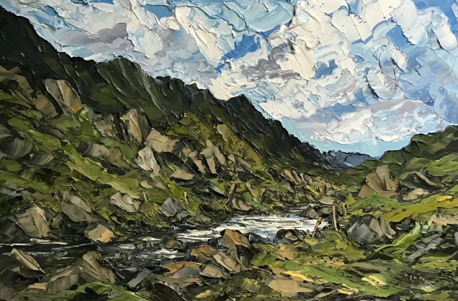 Martin Llewellyn, Rocky Stream, Llanberis, 2024