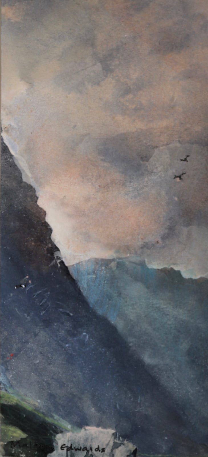 Malcolm Edwards, Ravens, Dawn. Nant Frrancon, 2025